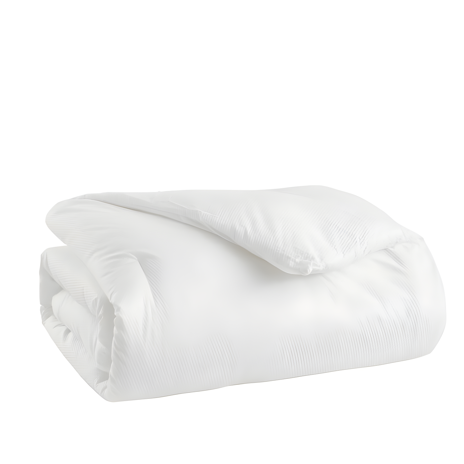 Full/Queen Honeycomb Textured Oversized Down Alternative Comforter White - Madison Park: Microfiber Bedding Insert