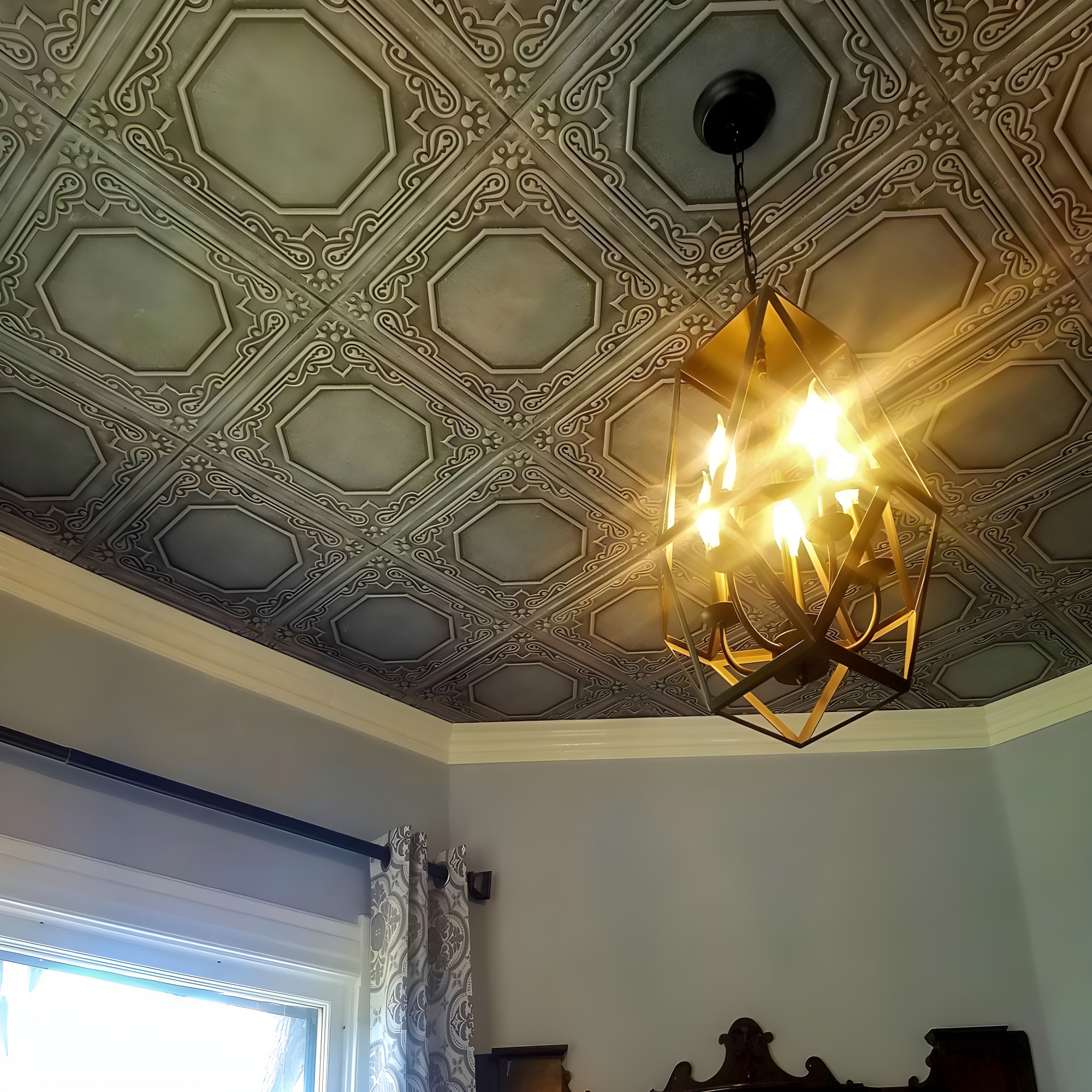 Topkapi Palace 1.6 ft. x 1.6 ft. Polystyrene Glue-up Ceiling Tile