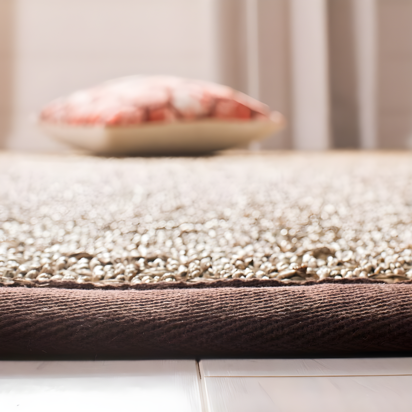 Natural Fiber NF114 Power Loomed Indoor Accent Rug - Natural/Dark Brown - 2'6"x4' - Safavieh.