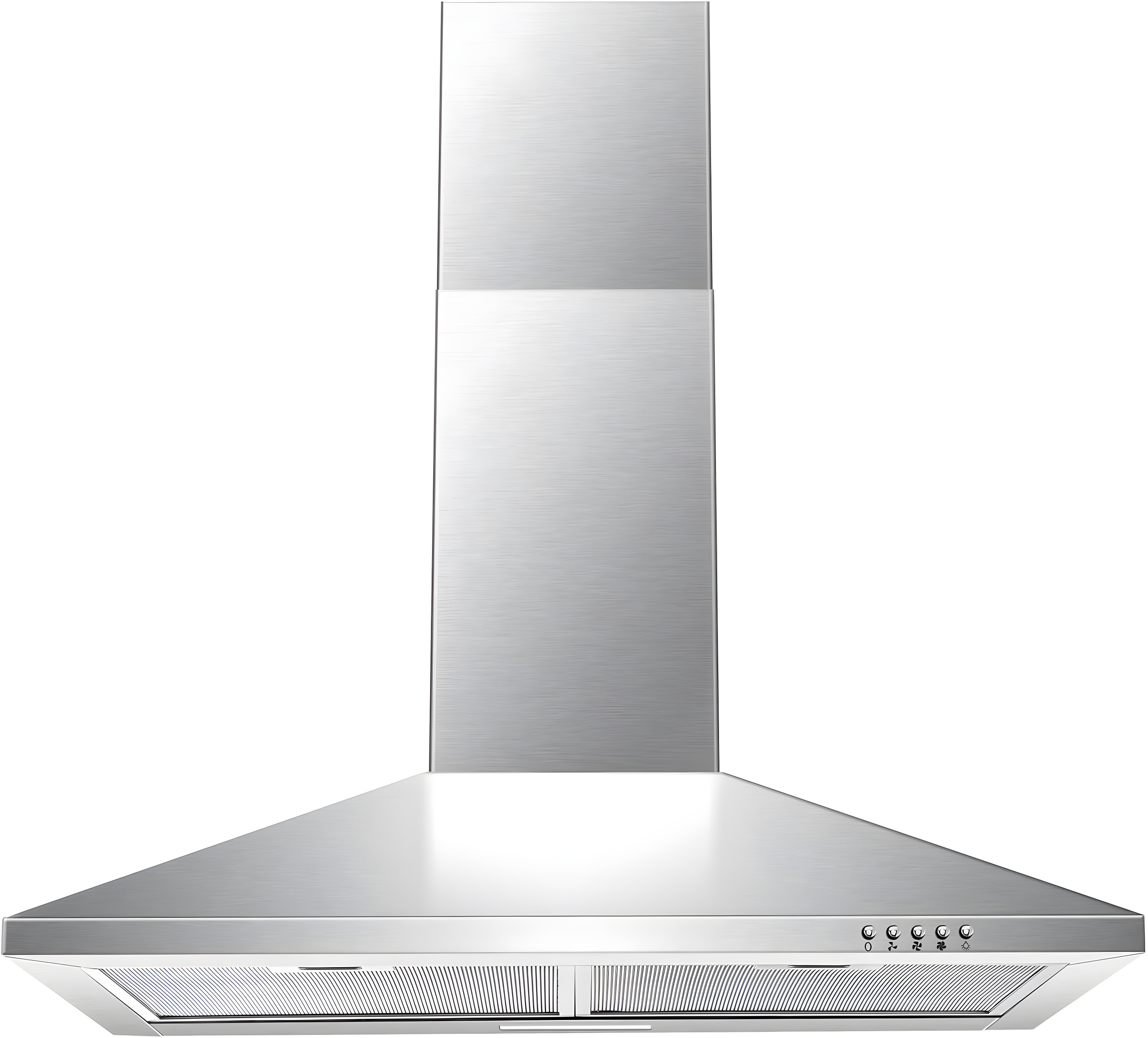 SNDOAS Range Hood 30 inch,Wall Mount Range Hood in Stainless Steel With Ducted/Ductless Convertible,Stove Vent Hood with Aluminum Filters,3 Speed Exhaust Fan,LED Light,Button Control