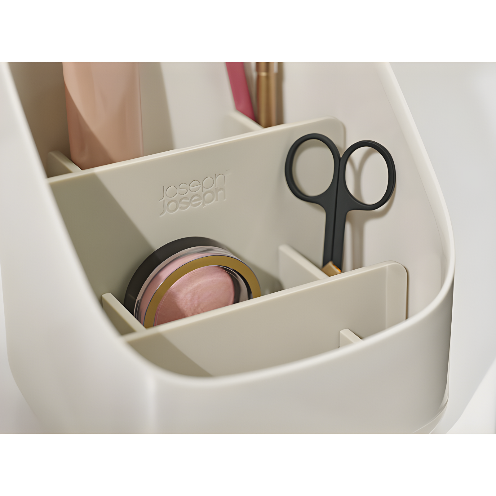 Joseph Joseph Joseph Joseph Viva Makeup Organizer with Pedestal Mirror