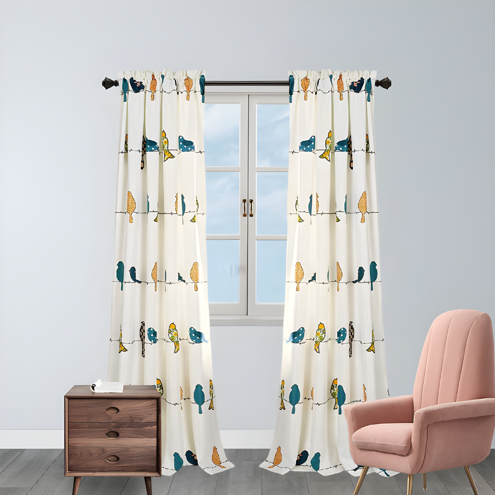 Room Darkening Curtain Pair (Set of 2)