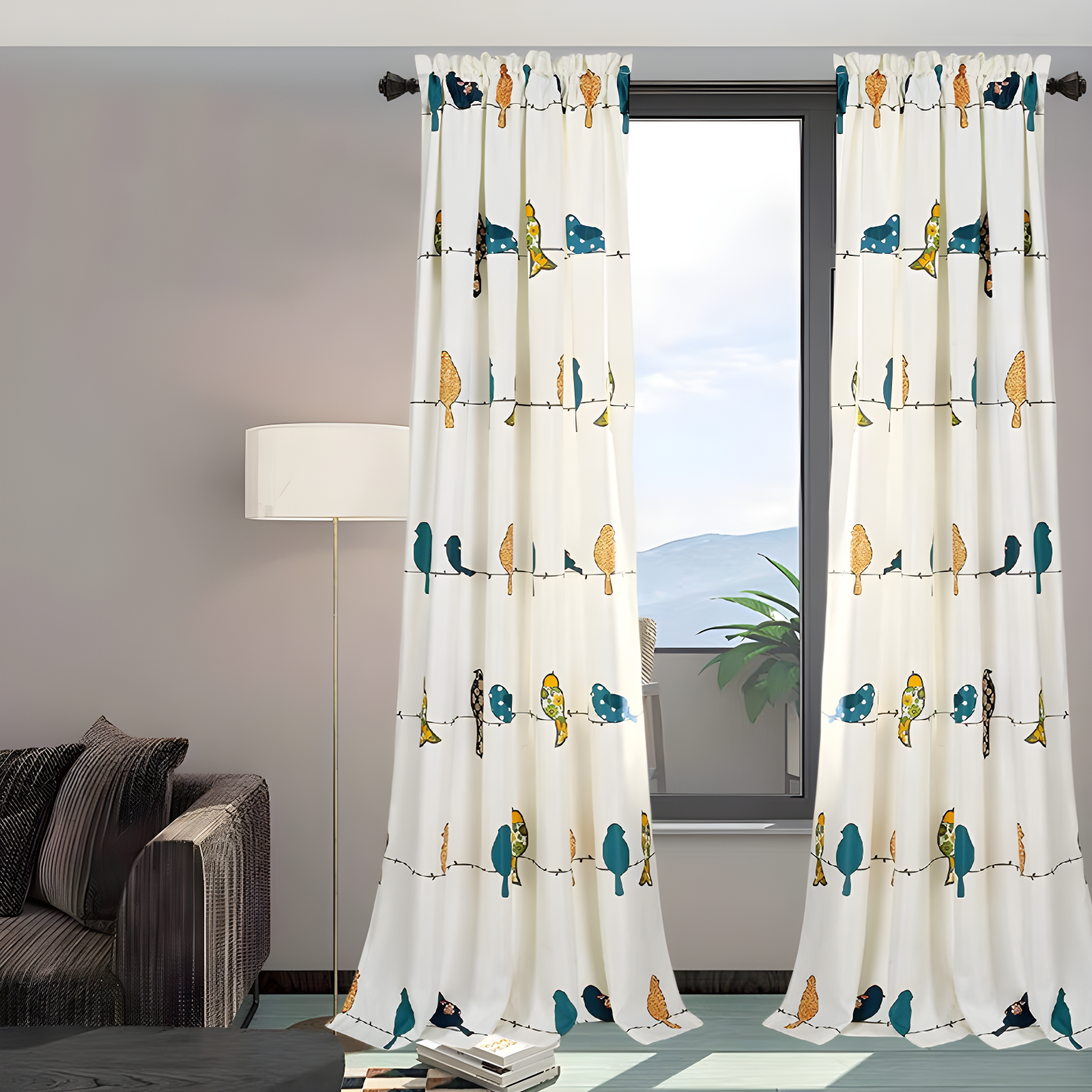 Room Darkening Curtain Pair (Set of 2)