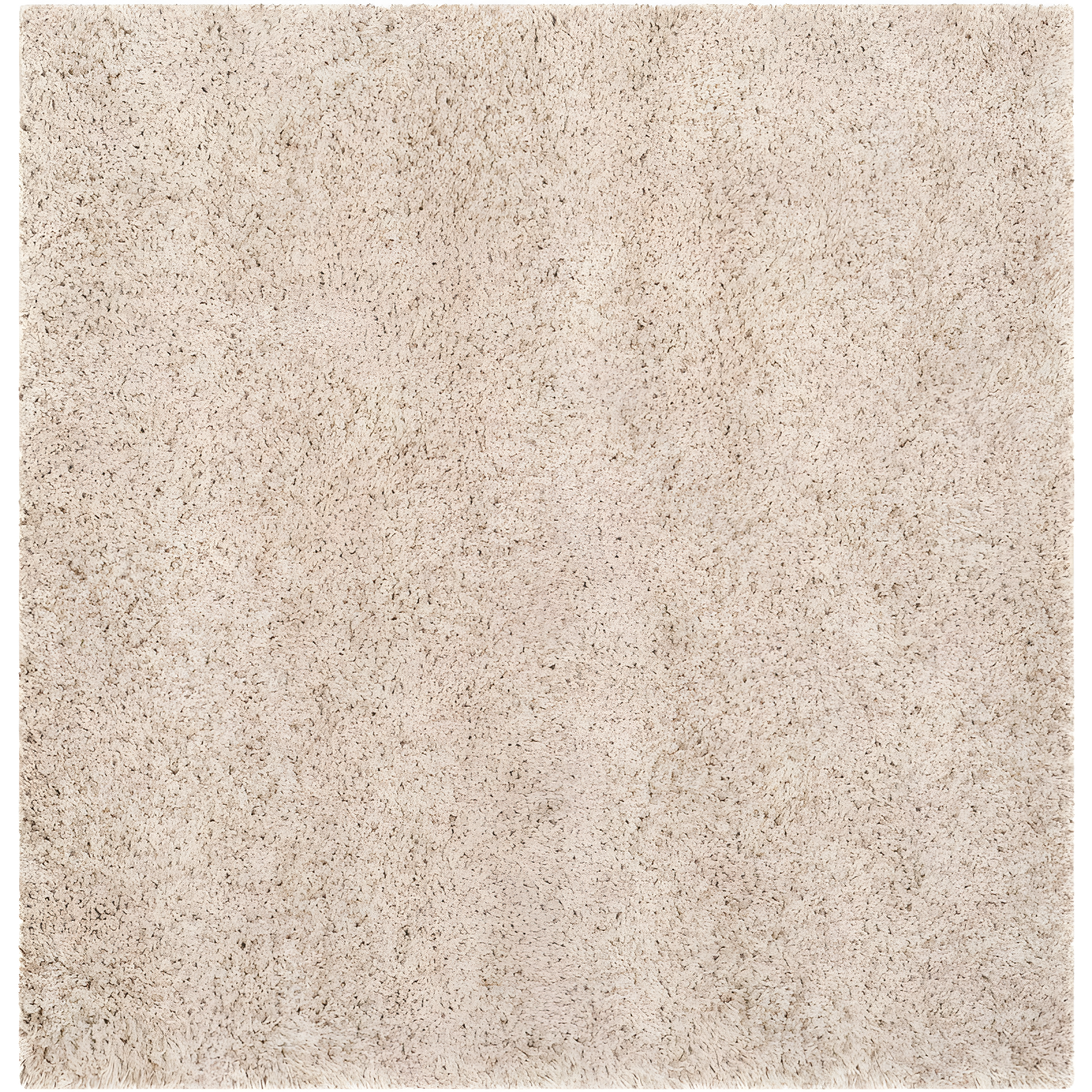 California Shag SG151 Power Loomed Indoor Area Rug - Beige - 8'x8' - Safavieh