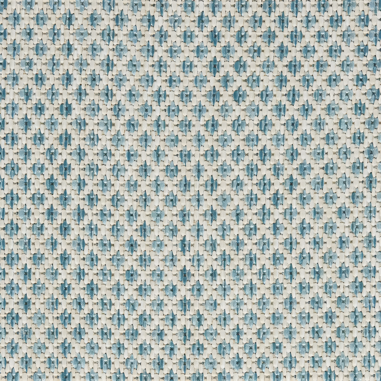 Nourison Courtyard COU01 Indoor/outdoor Area Rug - Ivory Aqua 3' x 5'