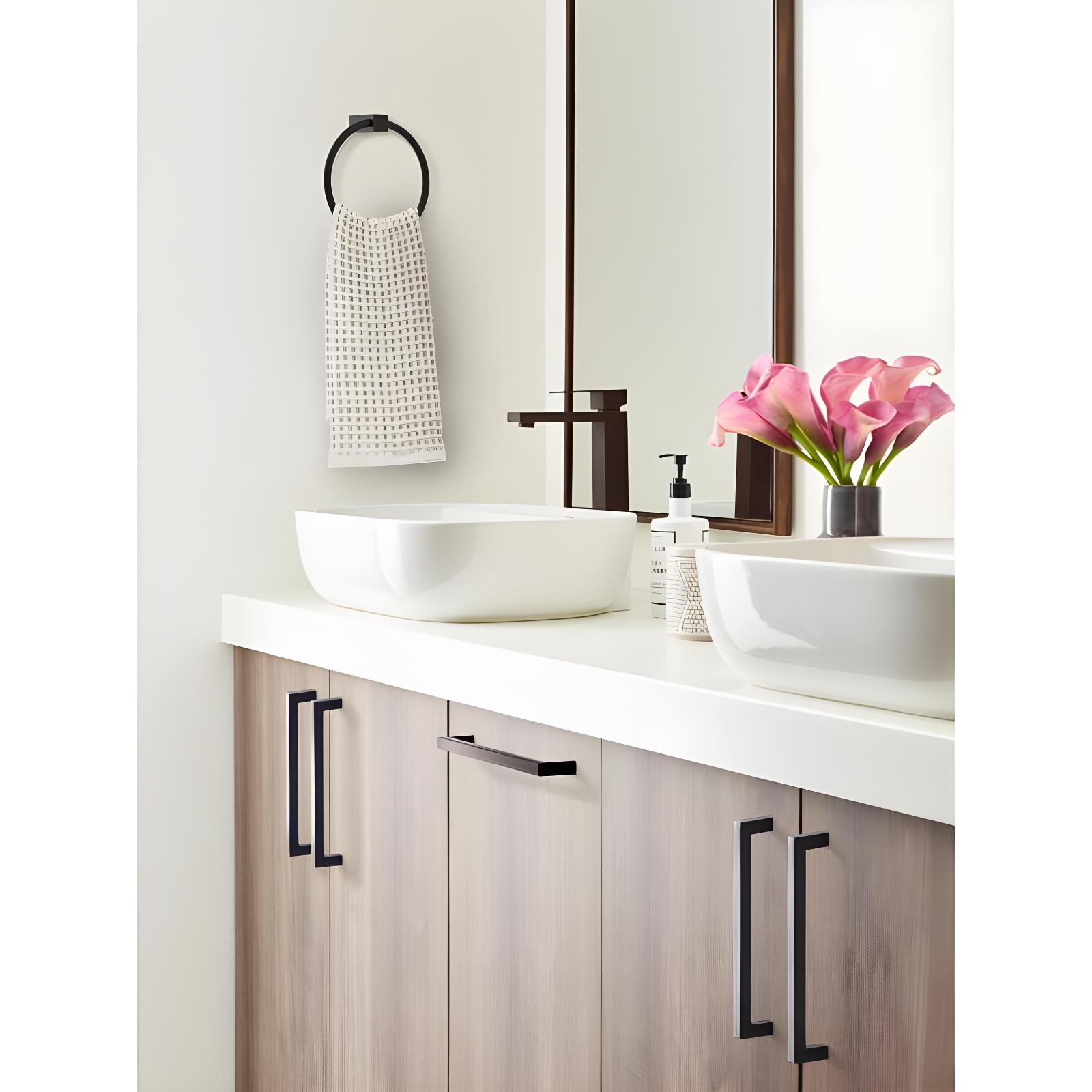 Amerock Monument 6-5/16 inch (160mm) Center-to-Center Oil-Rubbed Bronze Cabinet Pull