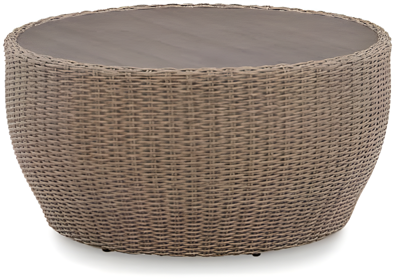 Signature Design by Ashley Casual Danson Outdoor Coffee Table  Beige