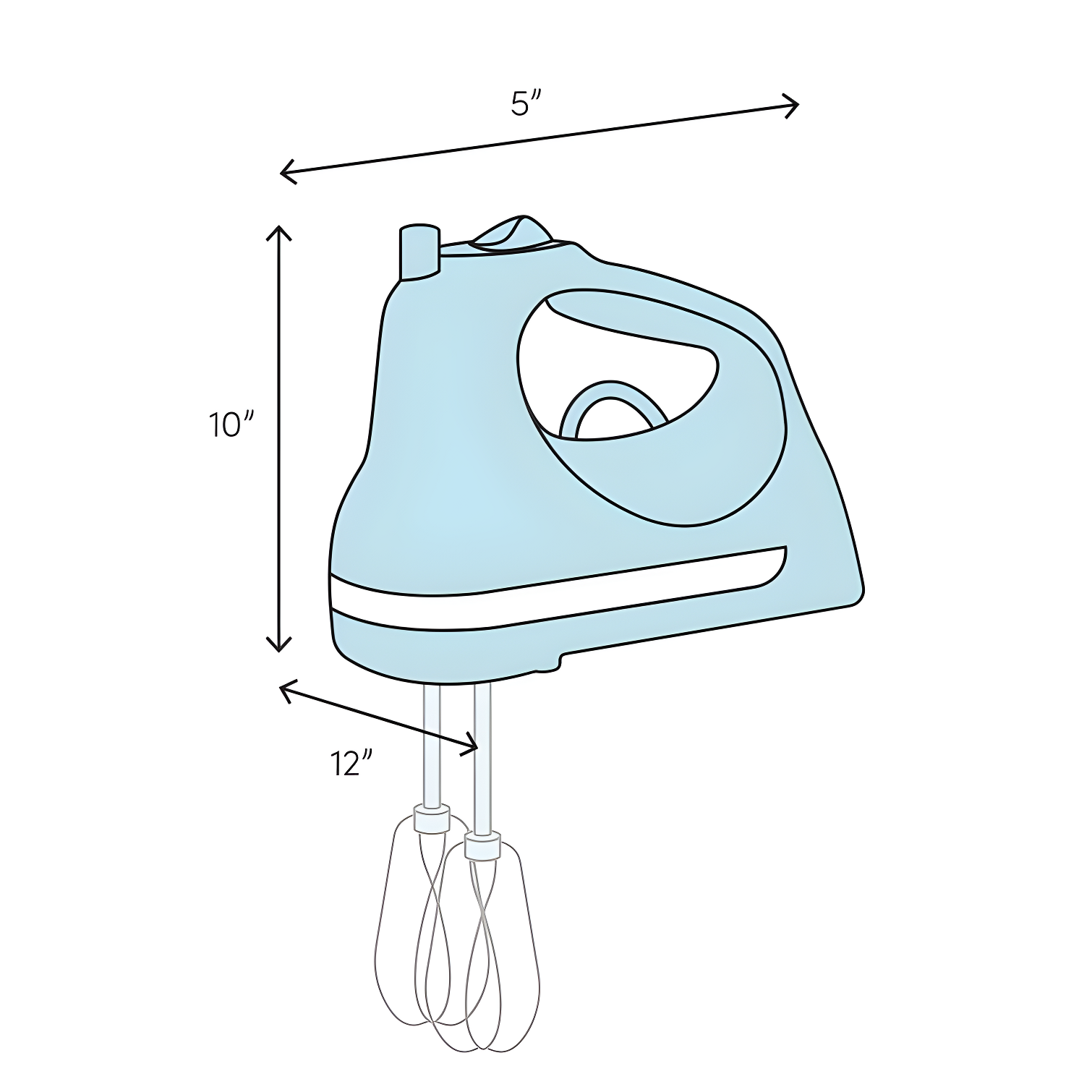 J-Jati 7 Speed Hand Mixer