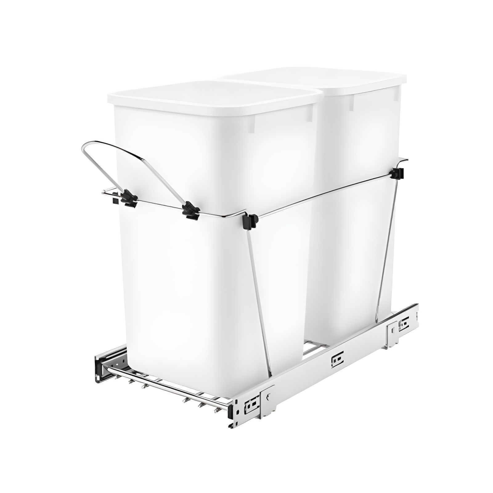 Rev-A-Shelf Double Sliding Pull-Out Waste Bin Containers