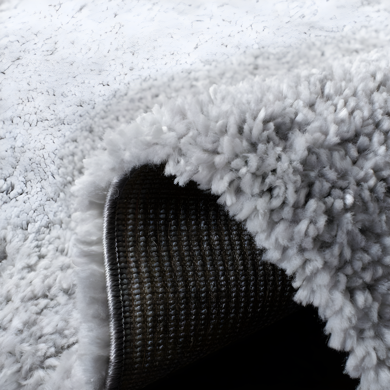 August Shag 900 AUG900 Power Loomed Indoor Accent Rug - Silver - 3'x3' - Safavieh