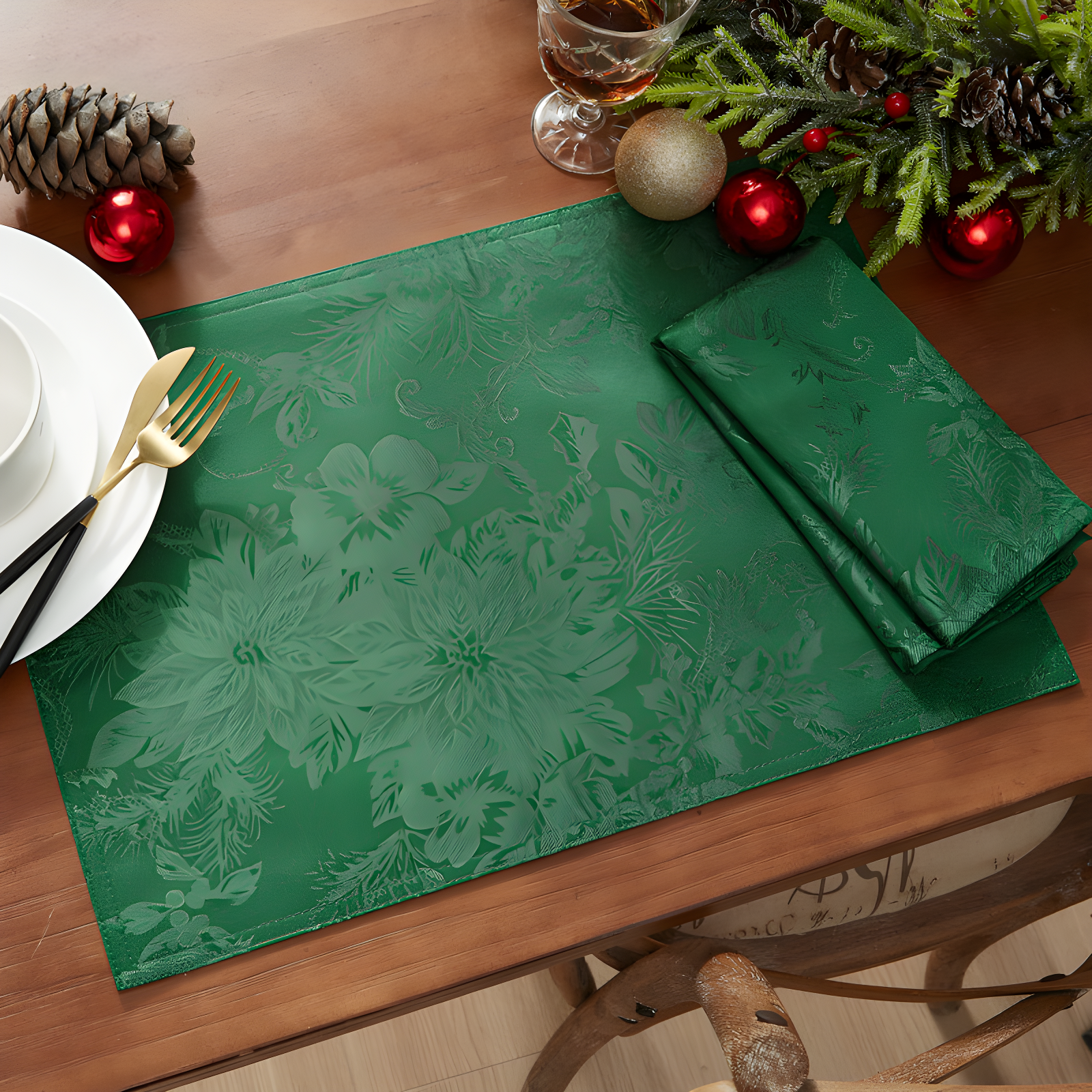 Astoria Grand Tilghman 100% Cotton Rectangle Placemat (Set of 4)