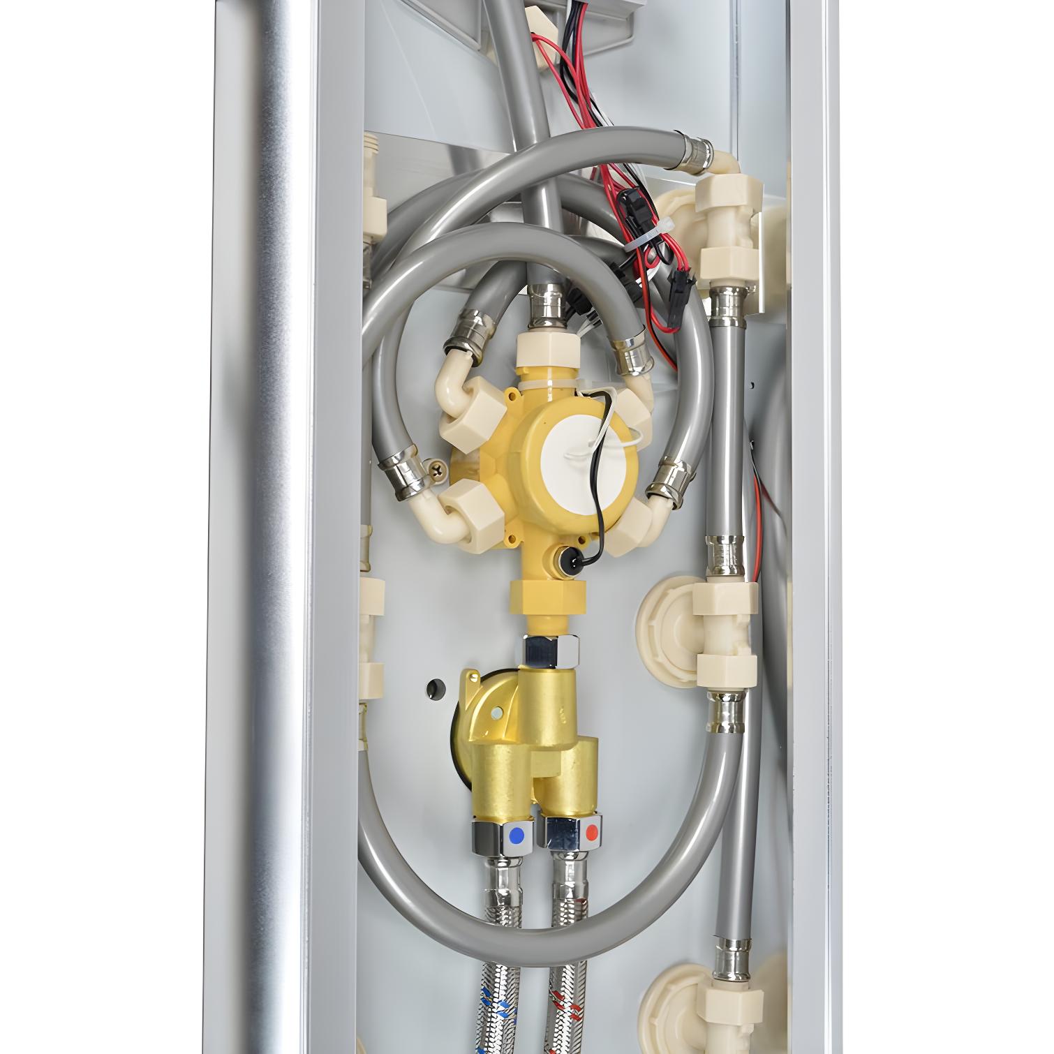 Blue Ocean SPA392M Blue Ocean 52 inch Aluminum Shower Panel With Shower Head