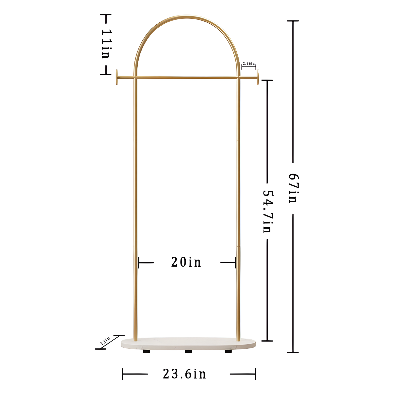 Clothing Rack, Clothes Rack with Shelf, Freestanding Coat Rack,Coat Hanger Stand with Hooks for Home
