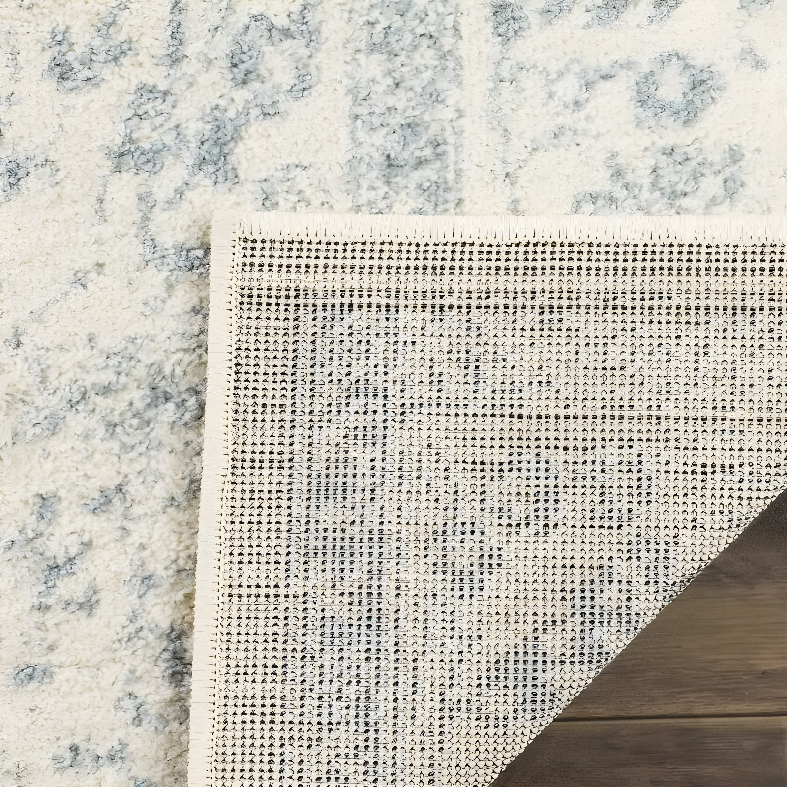 Adirondack ADR109 Machine Made Indoor Accent Rug - Ivory/Slate - 2'-6"x4' - Safavieh