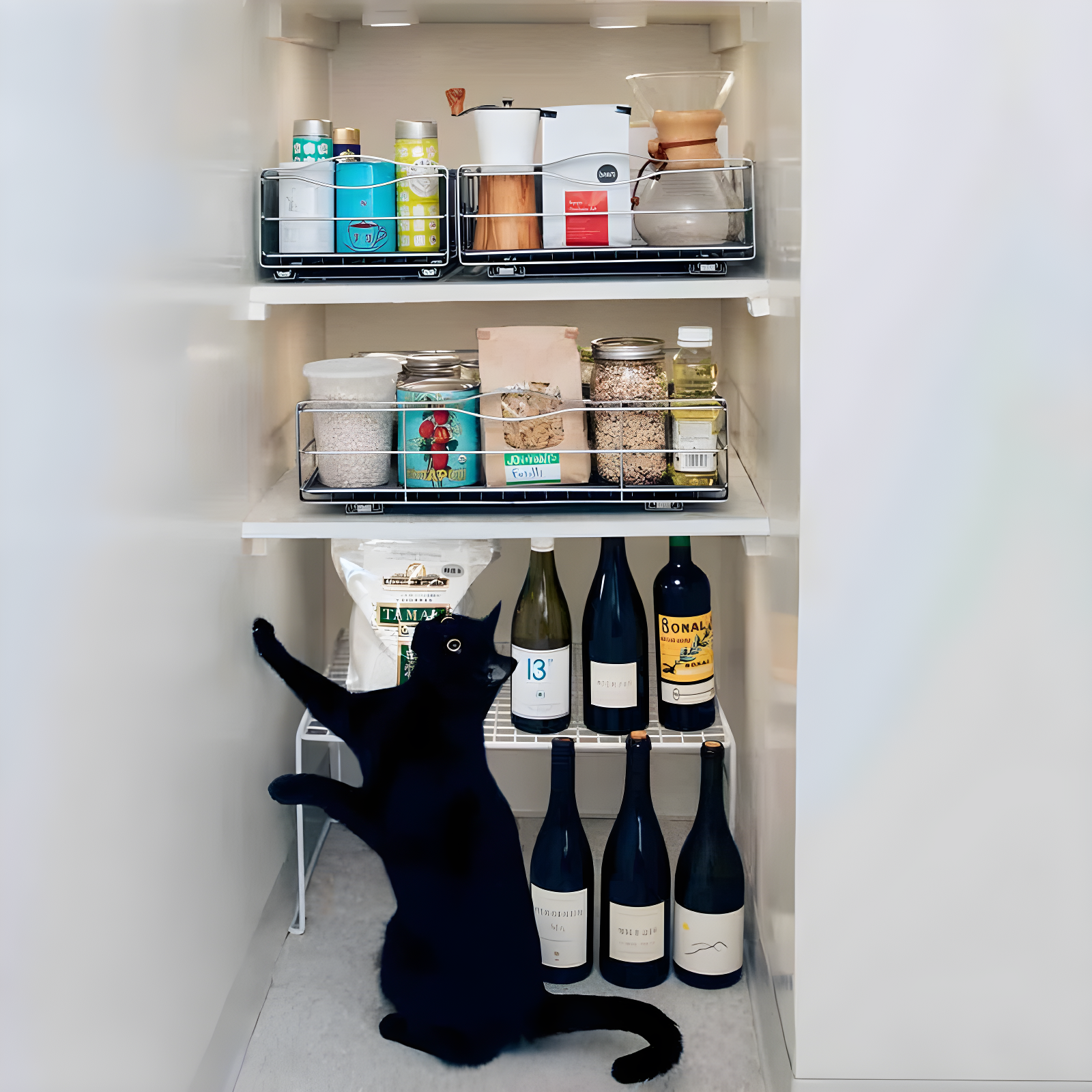 Simplehuman Pull-Out Cabinet Organizer, Heavy-Gauge Steel Frame