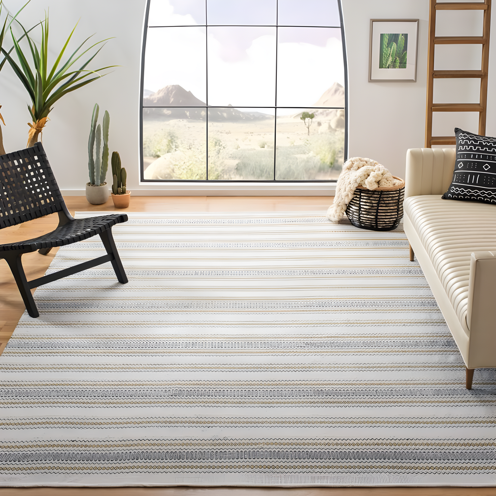Montauk MTK536 Hand Woven Area Rug - Blue/Beige - 8'x10' - Safavieh.