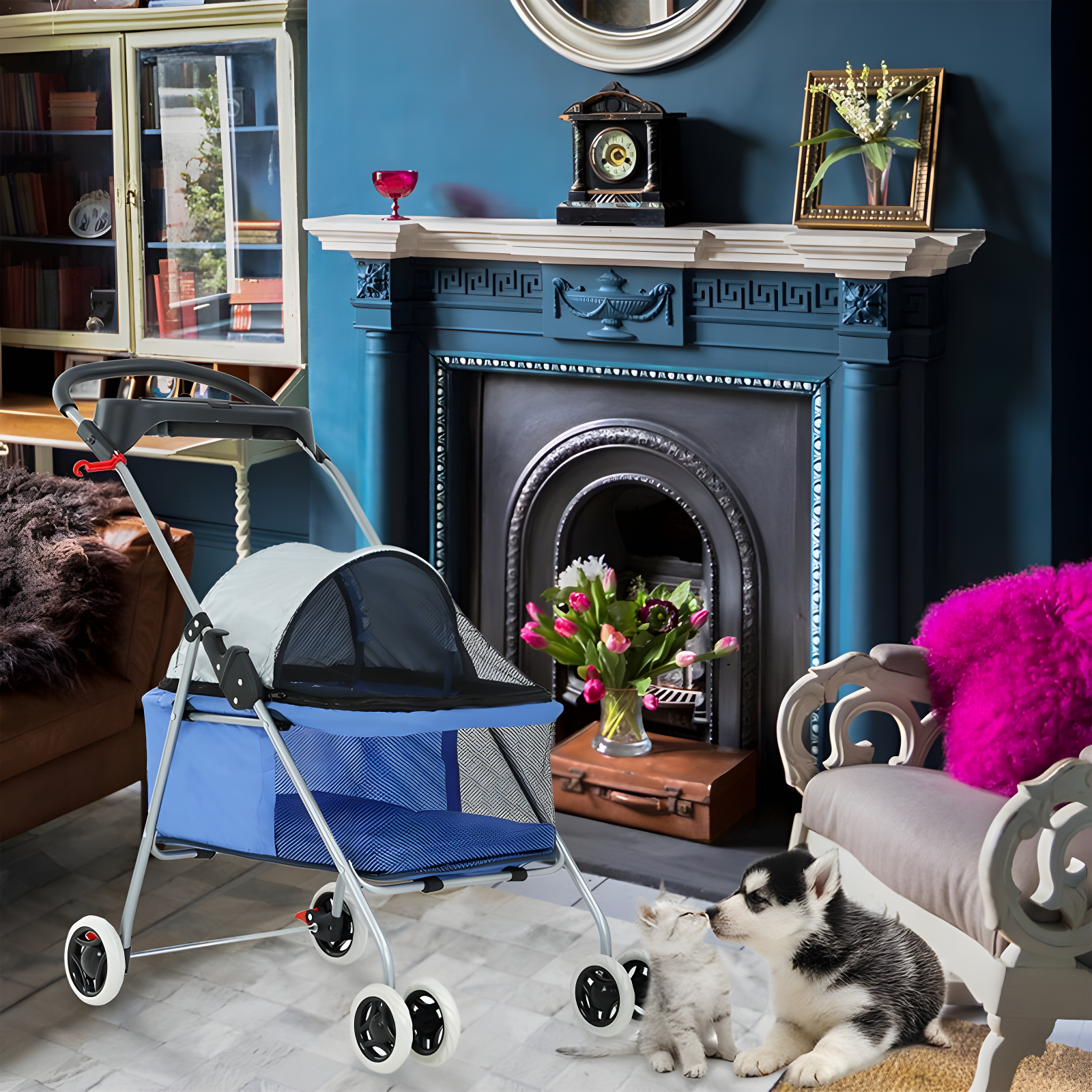 Foldable Pet Jogger Stroller