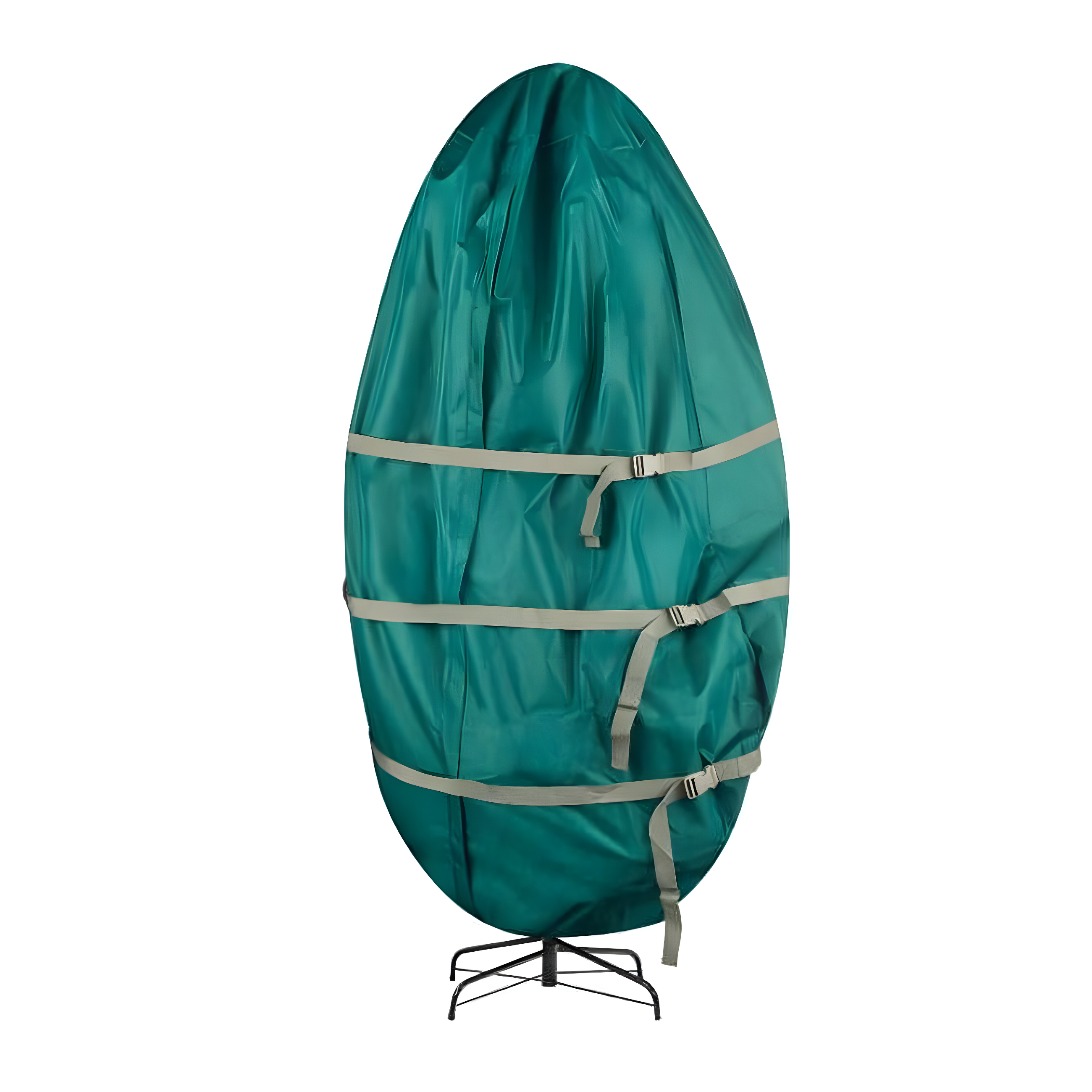 Tiny Tim Totes Upright Canvas Christmas Tree Storage Bag for 7.5-Foot Trees, Green