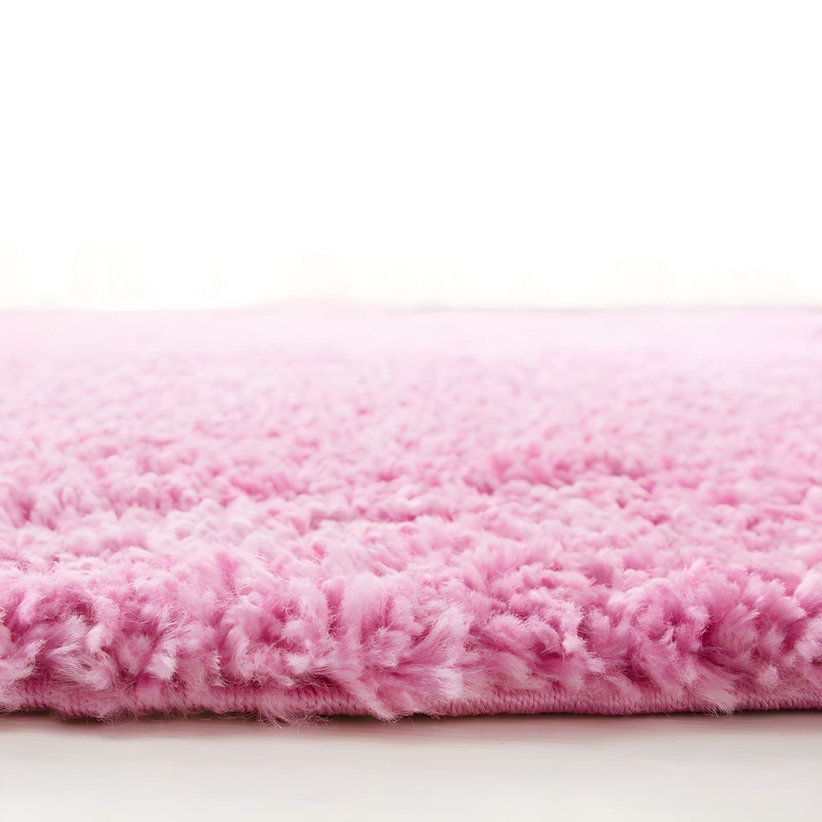 August Shag 900 AUG900 Power Loomed Indoor Area Rug - Pink - 5'3" Round - Safavieh