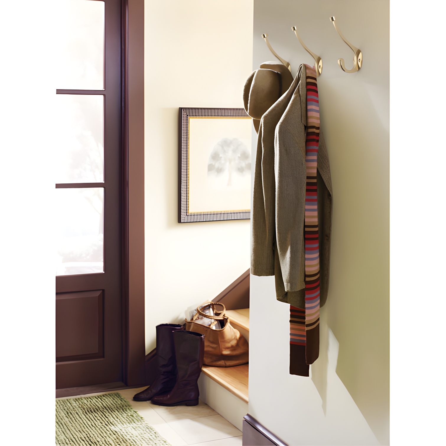 Adare Traditional Double Prong Decorative Wall Hook