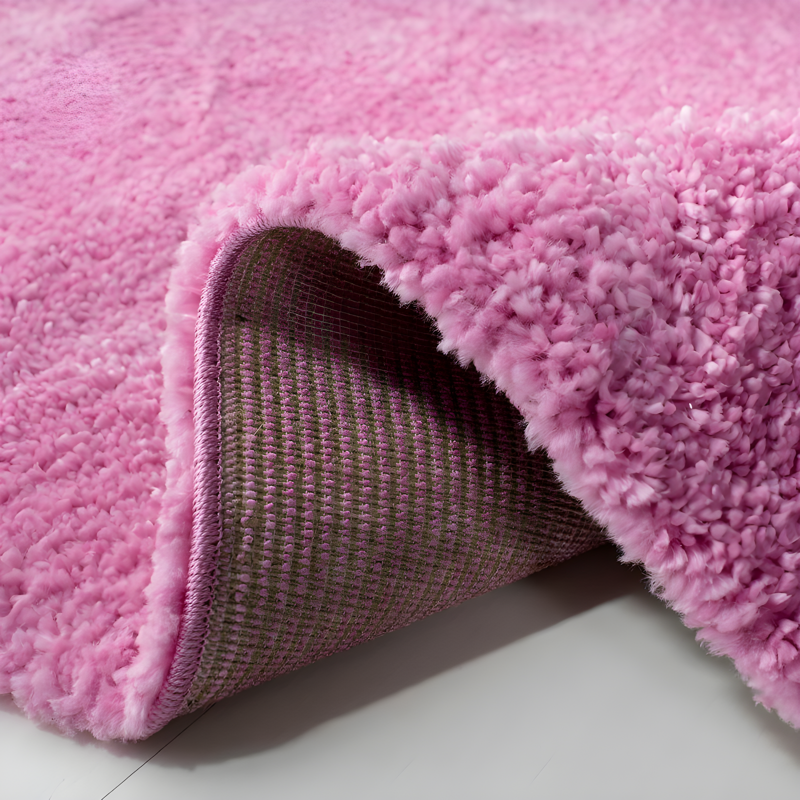 August Shag 900 AUG900 Power Loomed Indoor Area Rug - Pink - 4'x6' - Safavieh