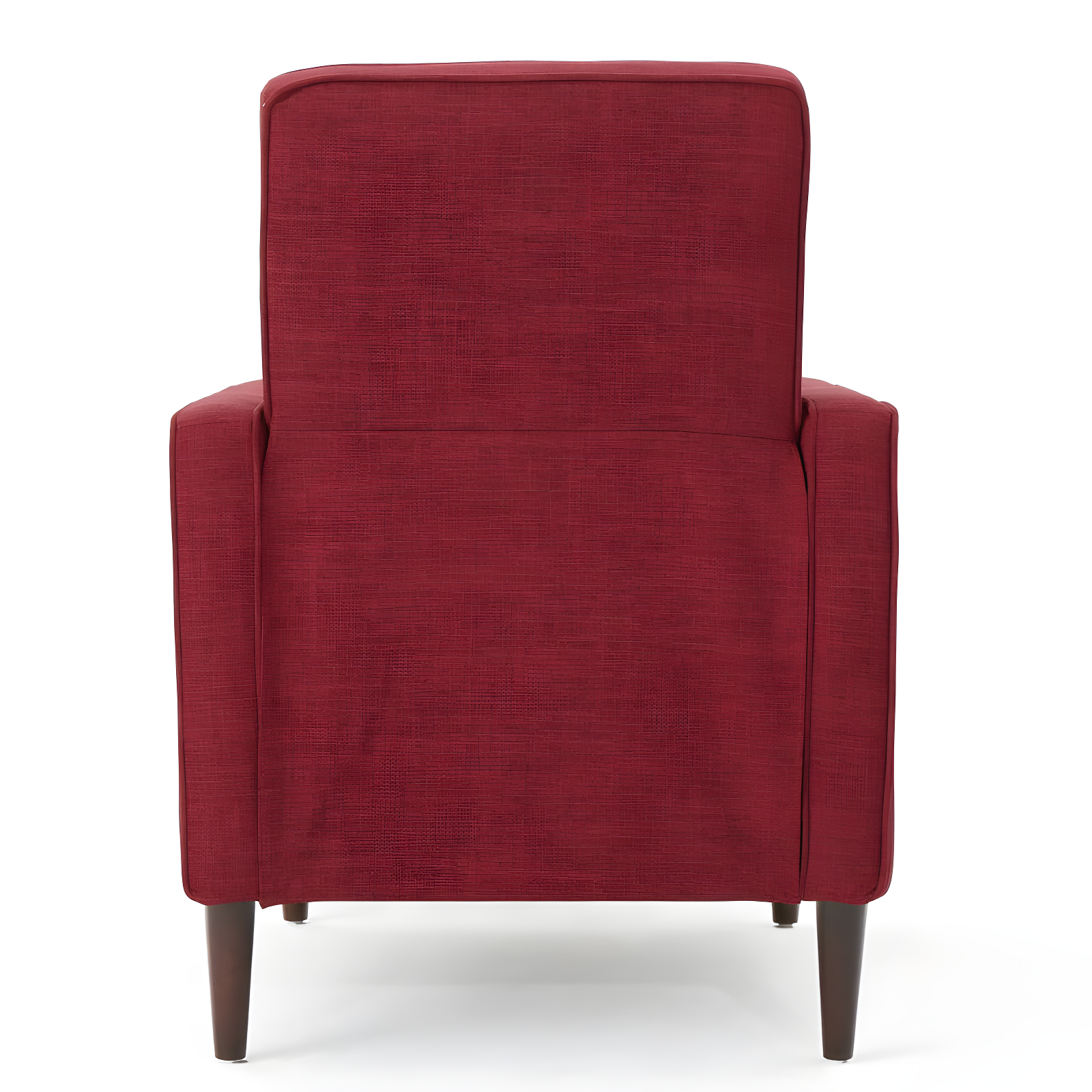 Mervynn Mid-Century Recliner - Modern Red - Christopher Knight Home: Upholstered Polyester, Hardwood Frame, 250lb Capacity