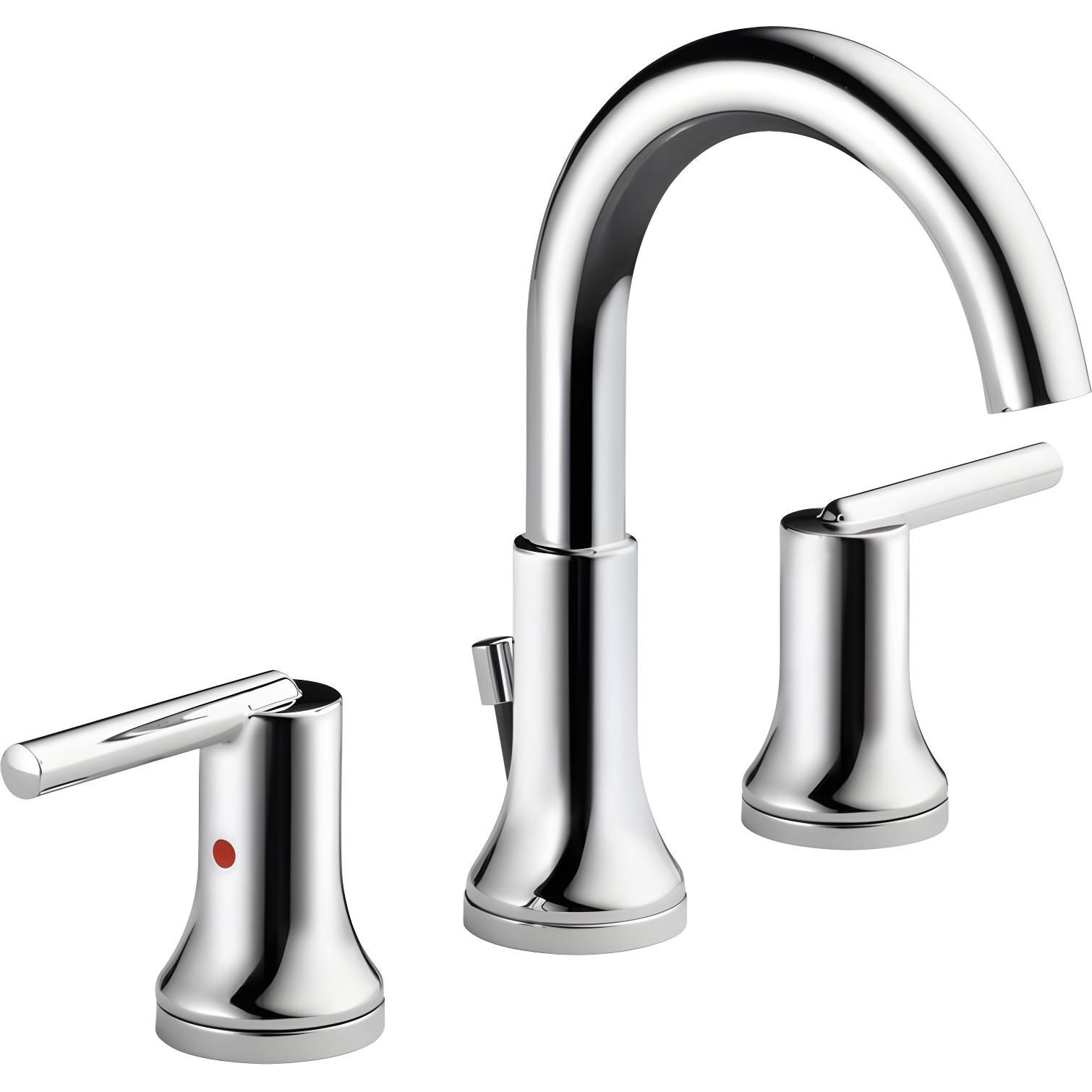 Trinsic Widespread Bathroom Faucet 3 Hole, 2-handle Bathroom Sink Faucet with Drain Assembly