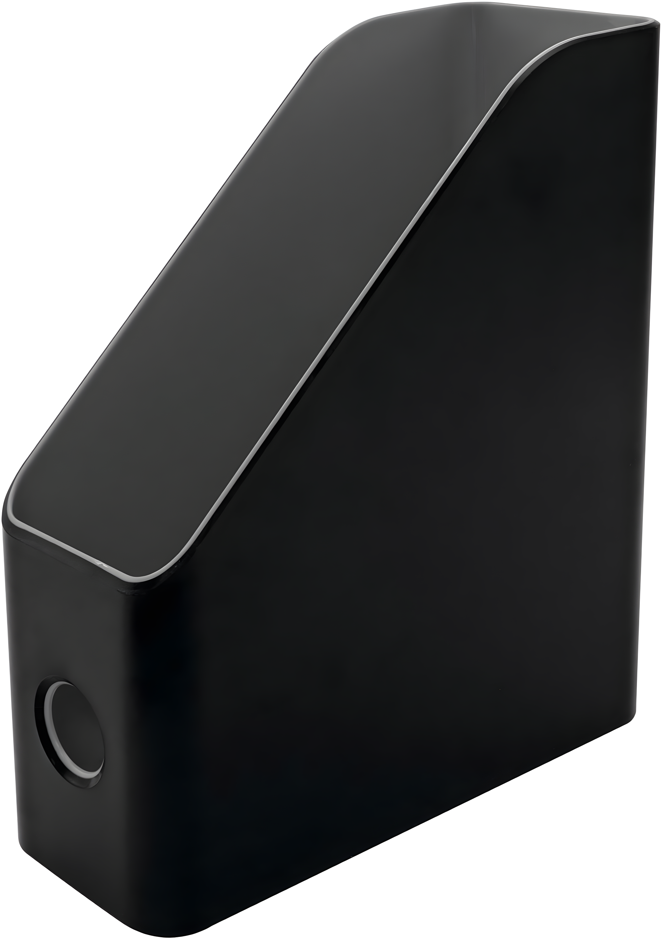 Advantus Fusion Magazine File, 3.5 x 9.5 x 12, Black/Gray 37677