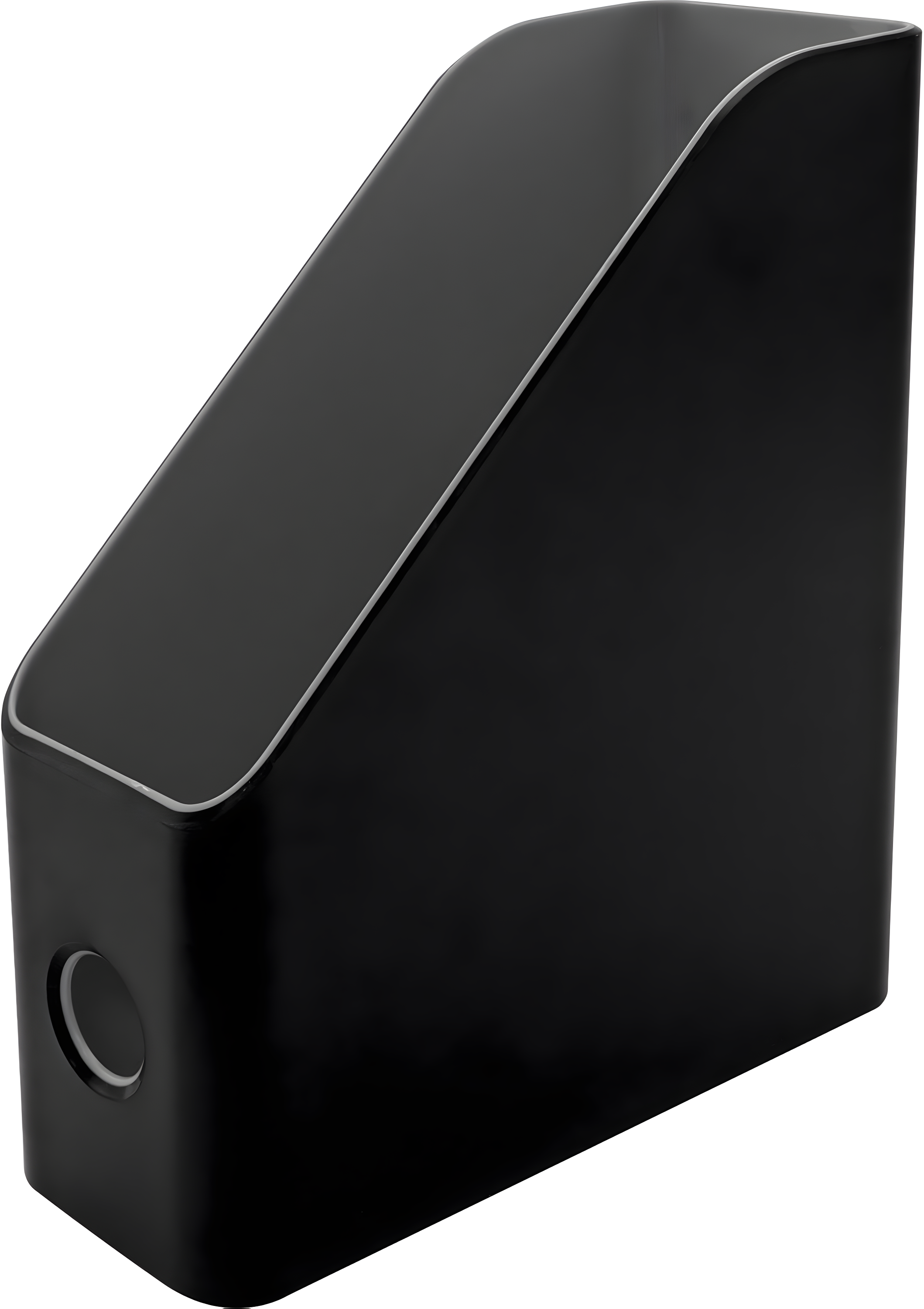 Advantus Fusion Magazine File, 3.5 x 9.5 x 12, Black/Gray 37677