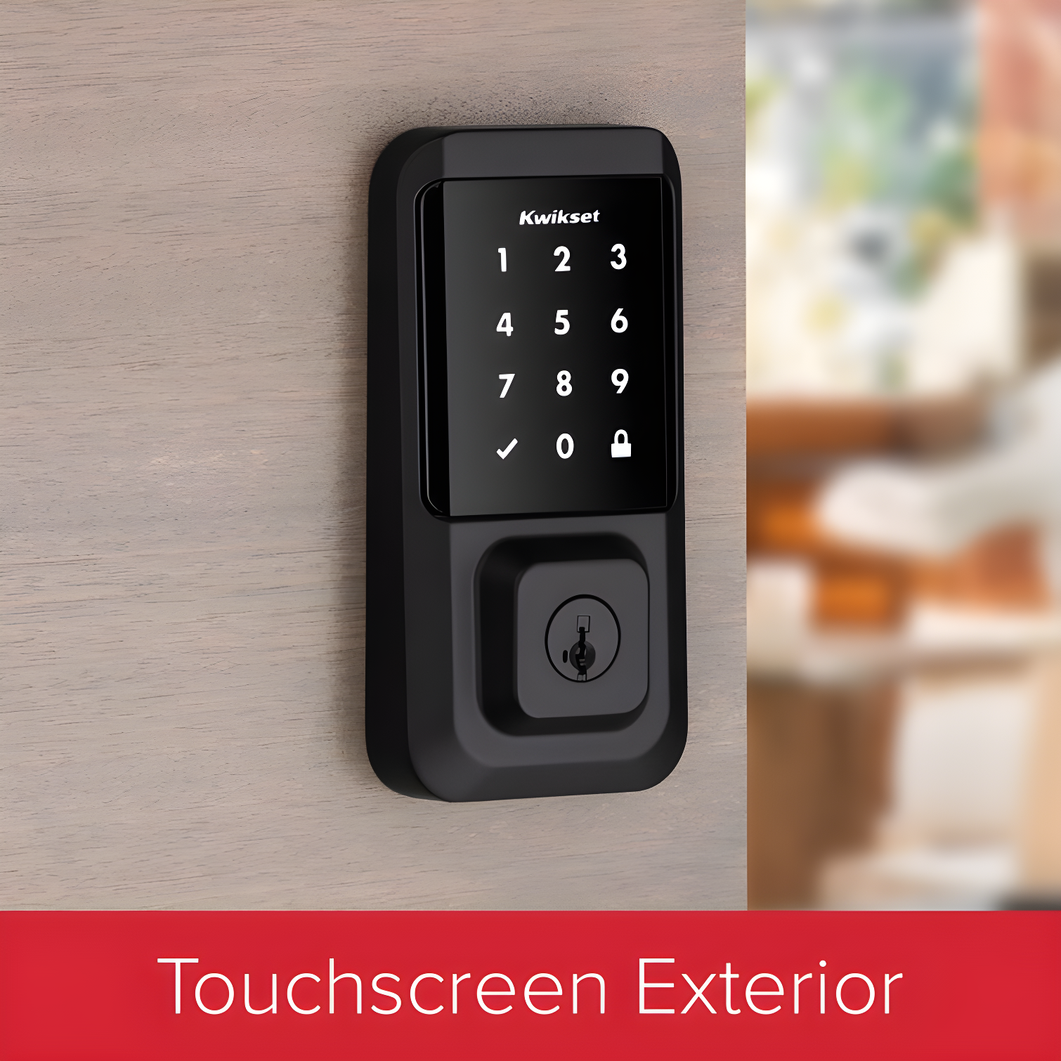 Halo Wi-Fi Smart Lock Touchscreen Single Cylinder Deadbolt with Smartkey Security
