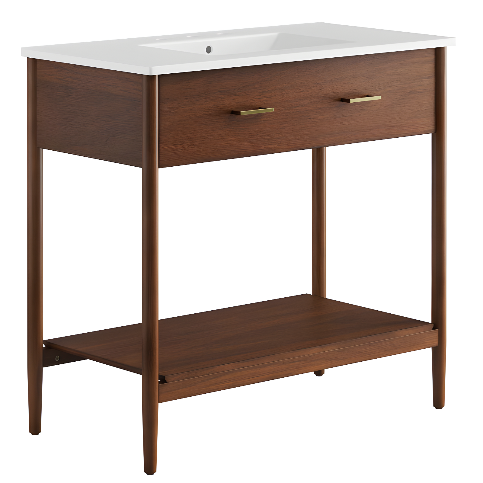 Modway Modway Zaire 36'' Single Bathroom Vanity with Ceramic Top