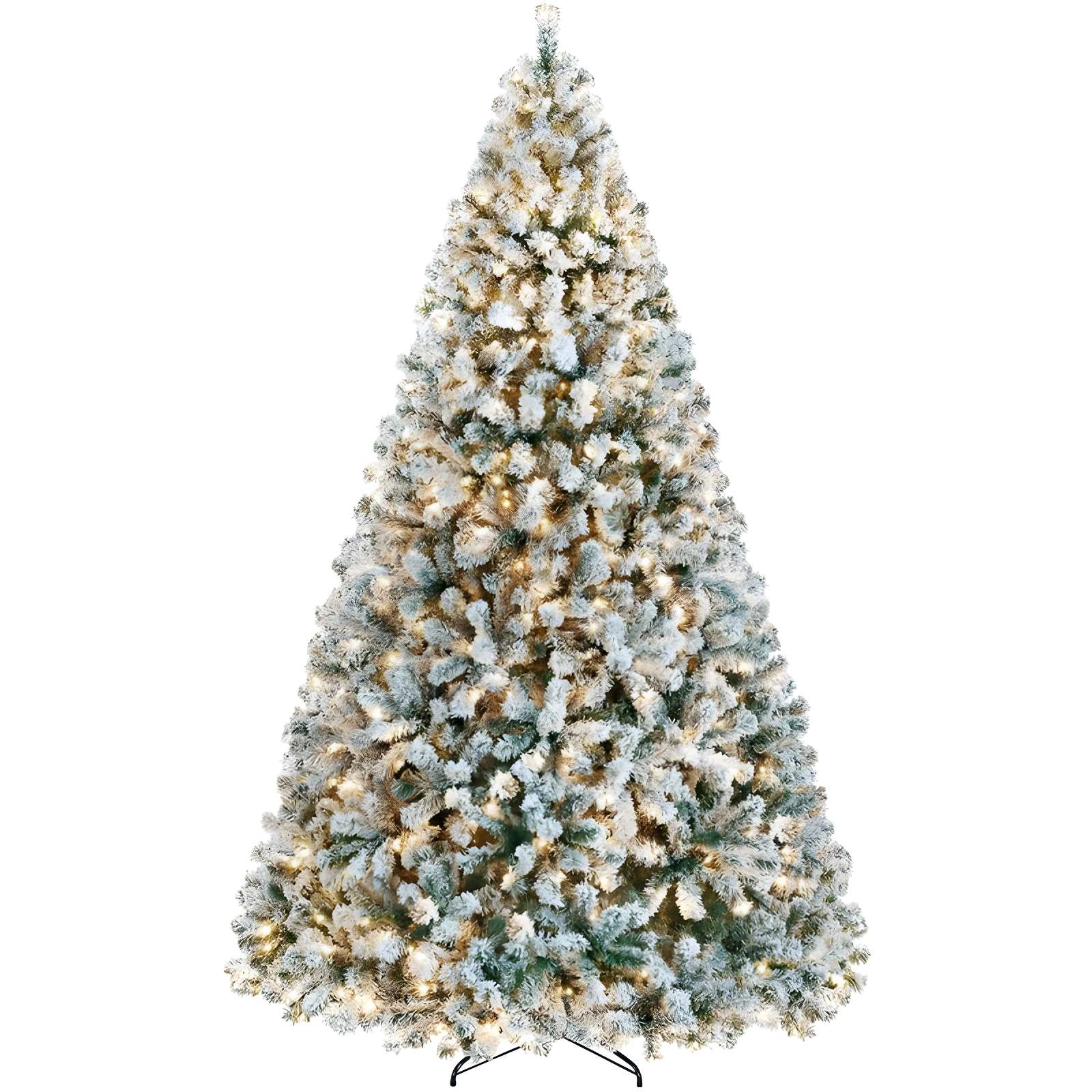 Pre-lit Flocked Artificial Christmas Tree