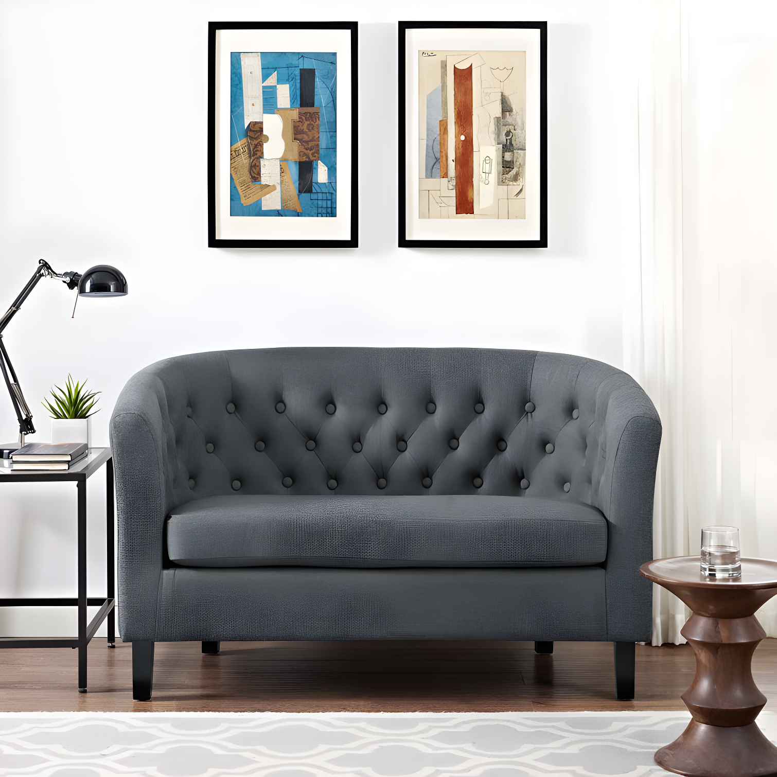 Modway Prospect Upholstered Fabric Loveseat