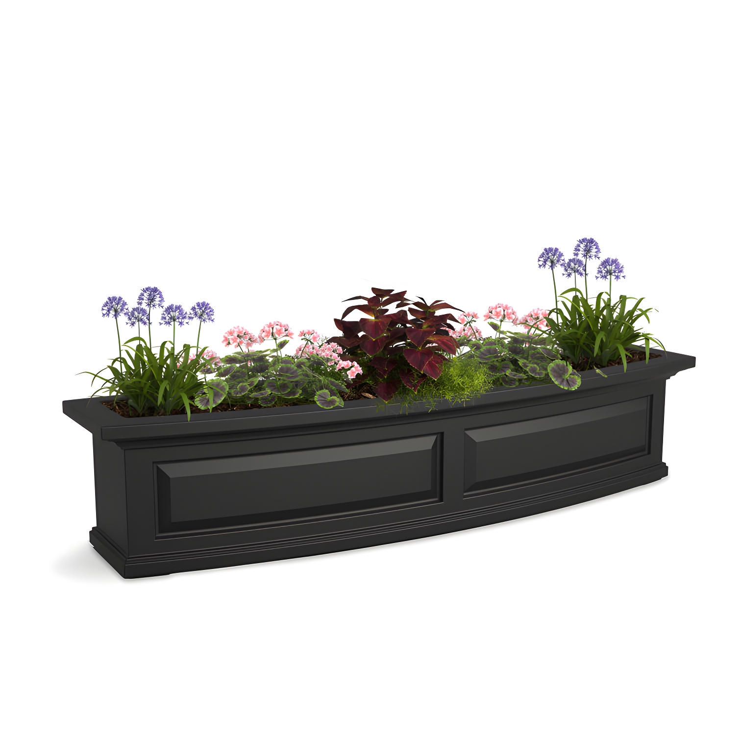 Nantucket Resin Window Box with Water Reservoir