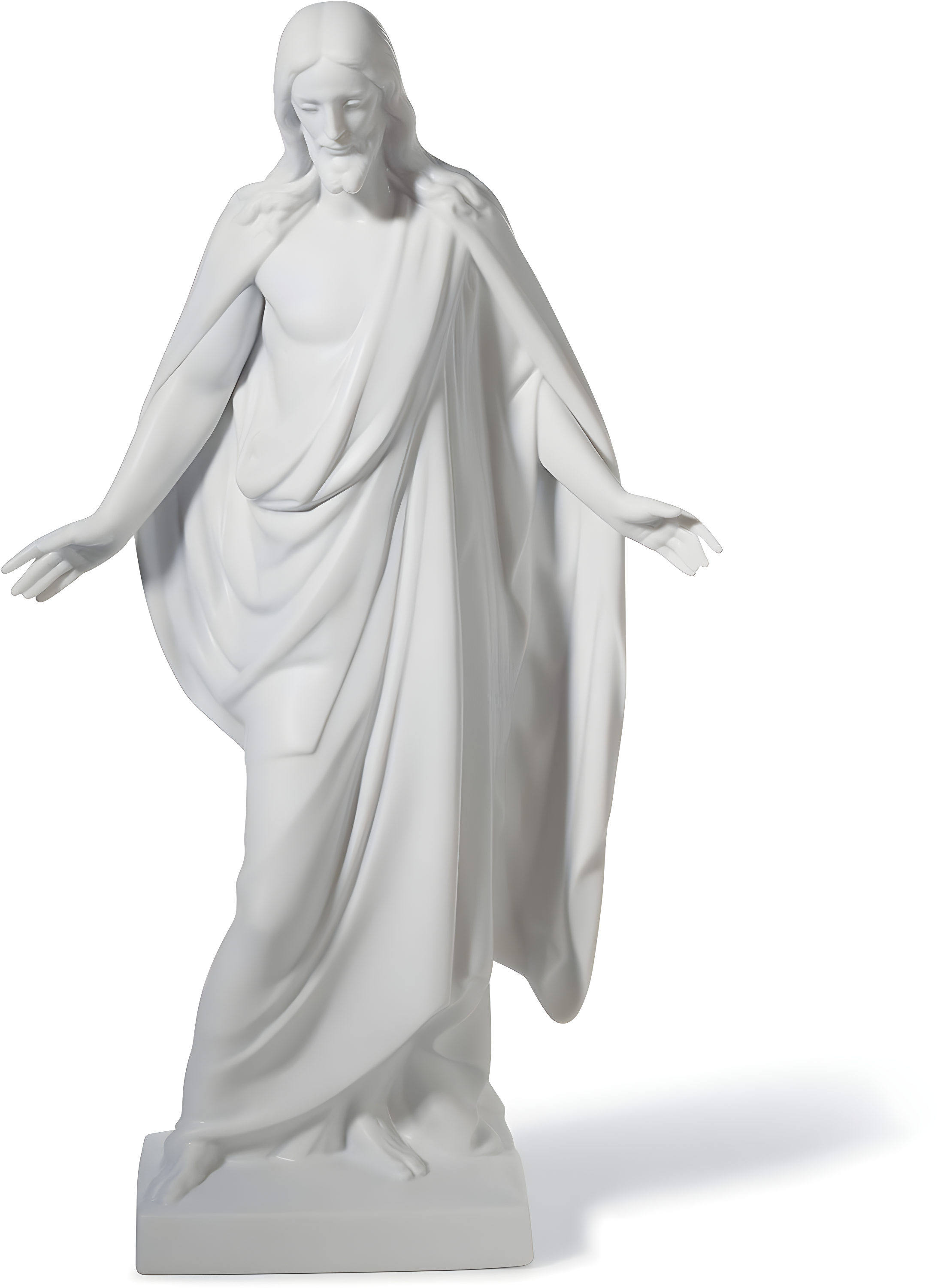 Lladro Christ Figurine. Left