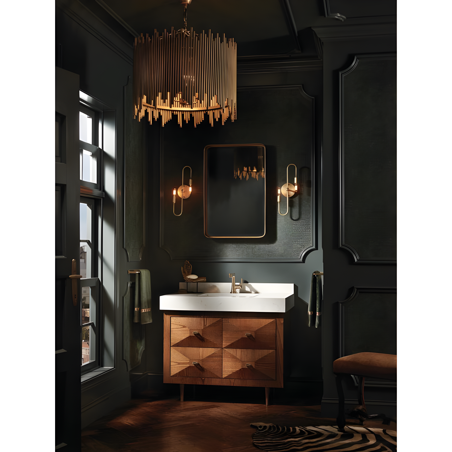 Polished Chrome 12-Inch Wall Mount Towel Bar