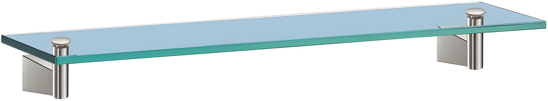 Bleu Wall Mount Rectangle Tempered Glass Shelf | Floating Shelf