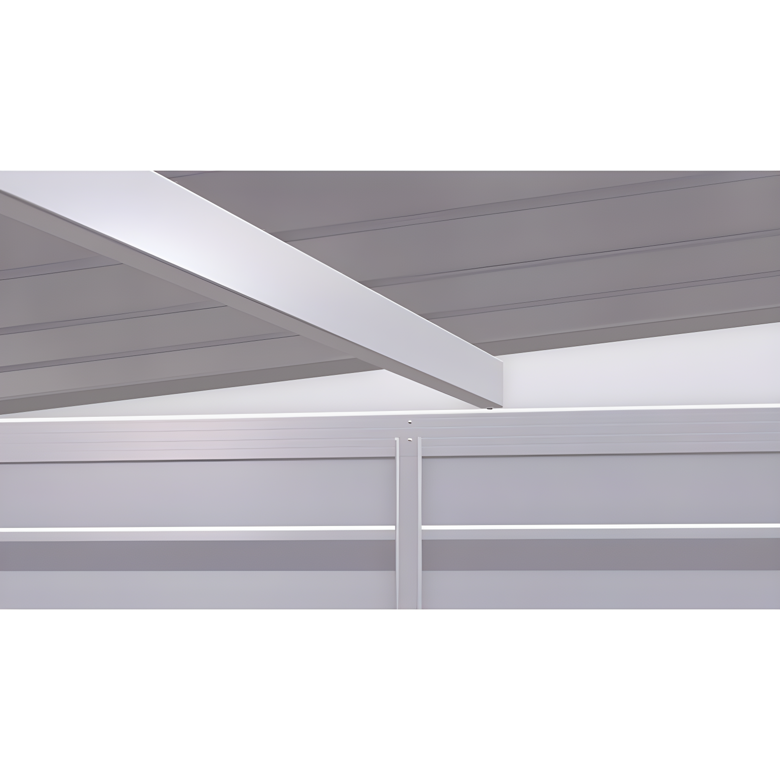 6 ft. W x 4 ft. D Steel Horizontal Storage Shed