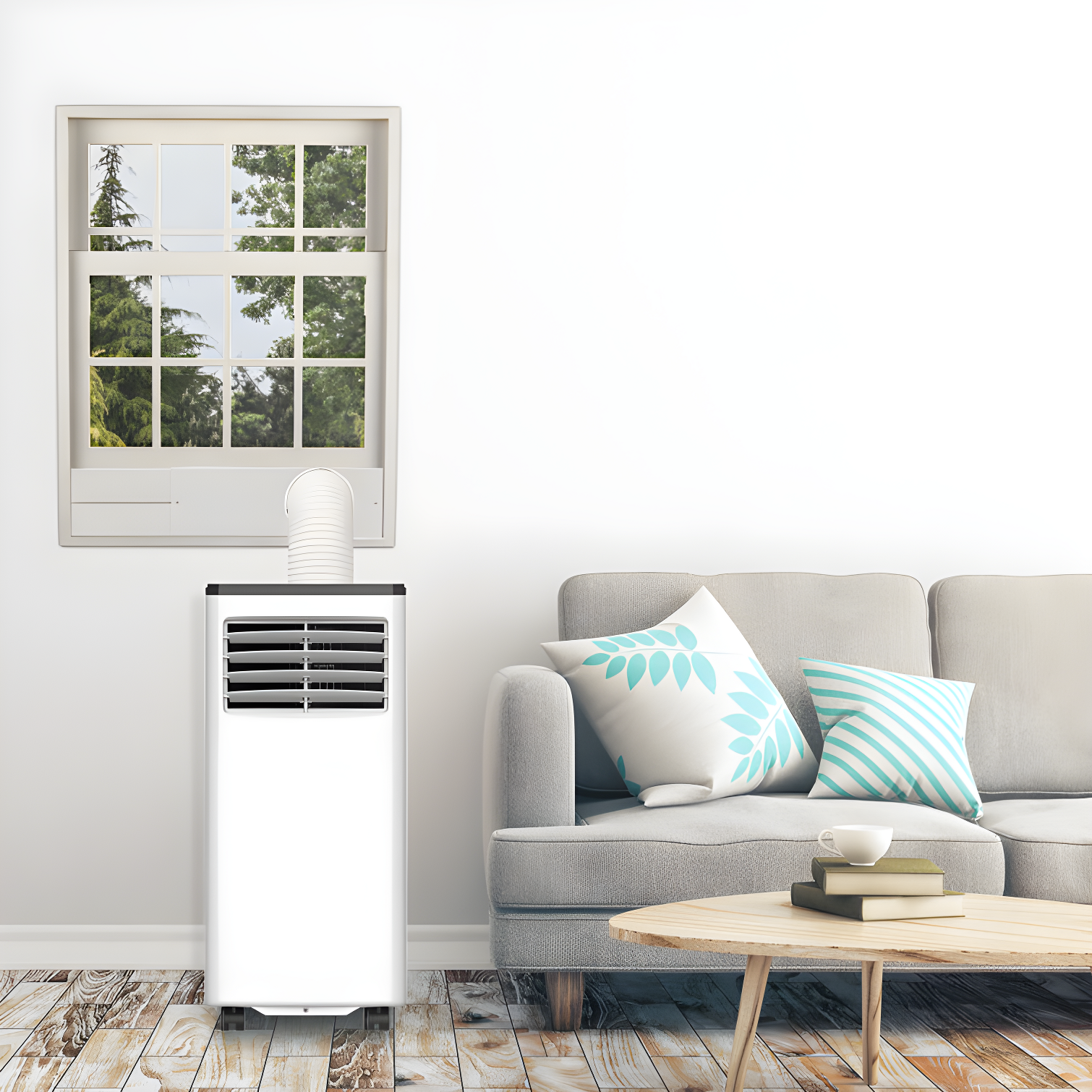 AUX 8000 BTU Portable Air Conditioner for 200 Square Feet