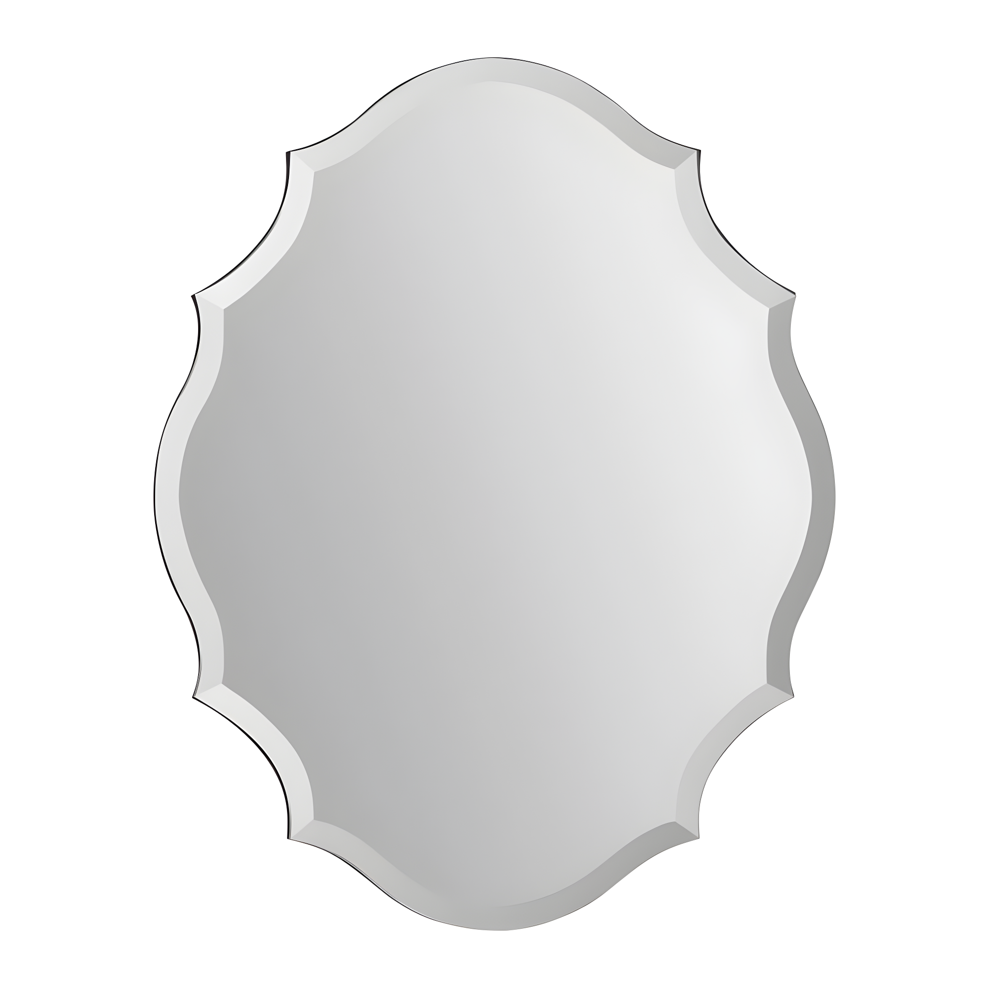 Renwil Emma Mirror in Wave Pattern Frame