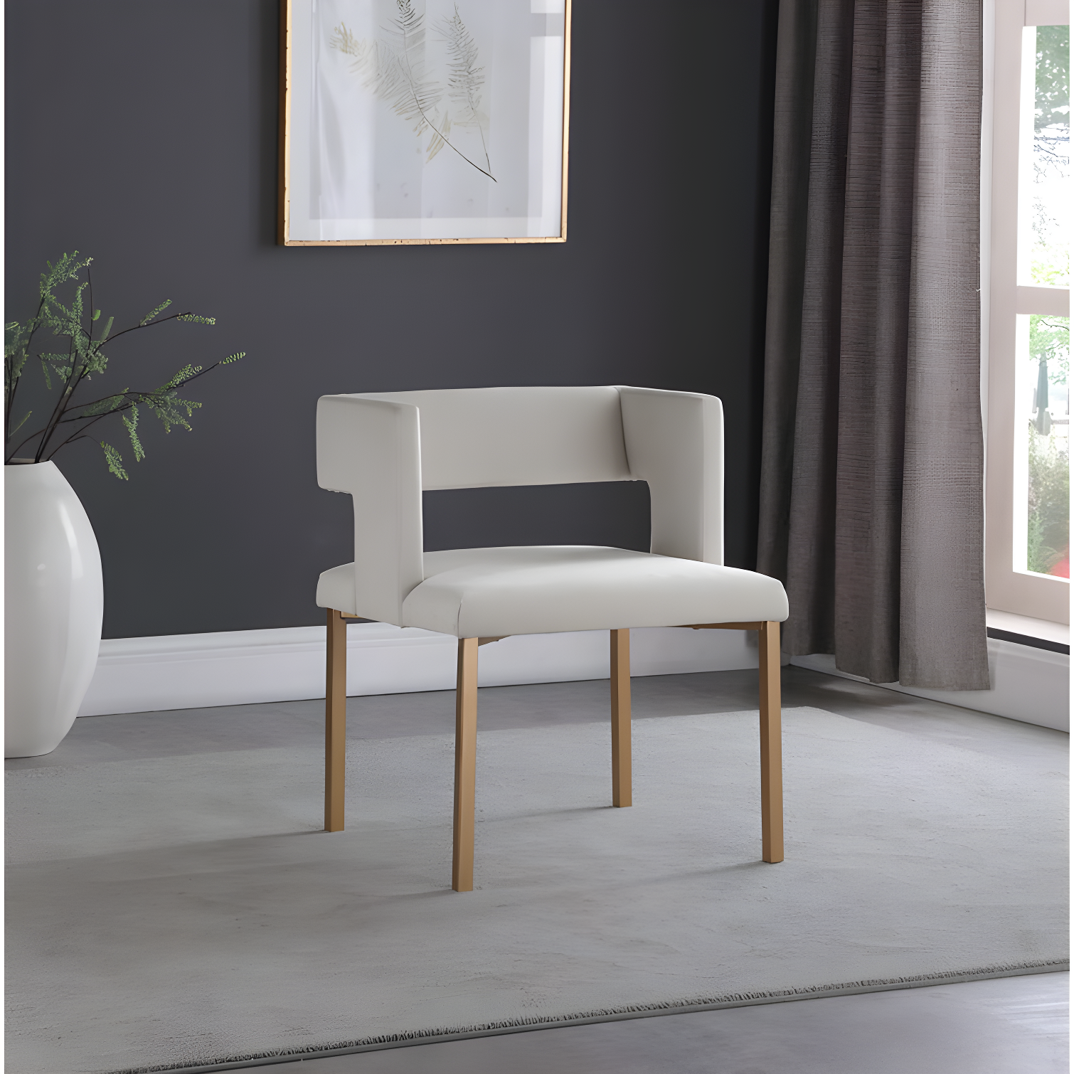 Inga Velvet Arm Chair