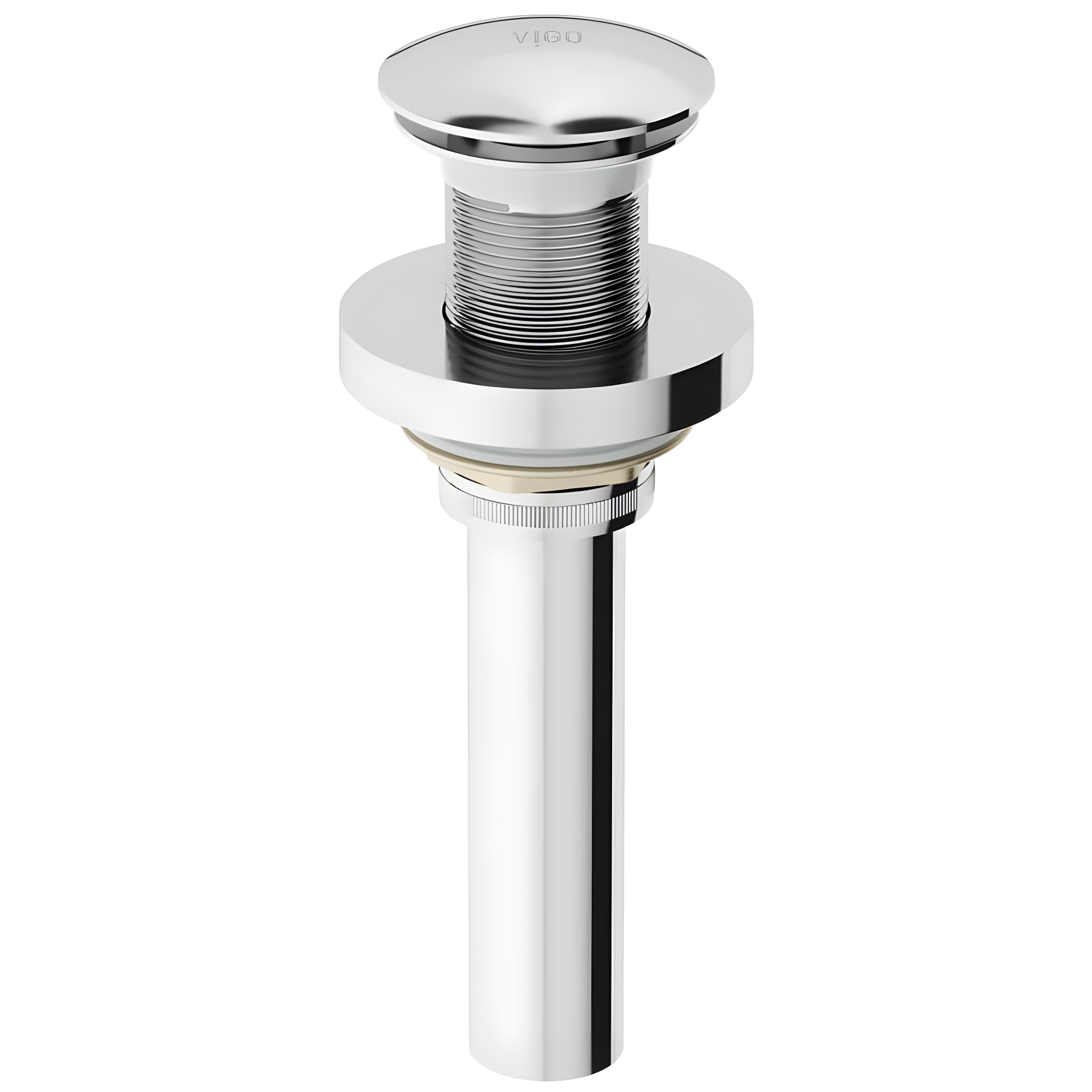 VIGO Vessel Bathroom Sink Pop-Up Drain and Mounting Ring in Chrome