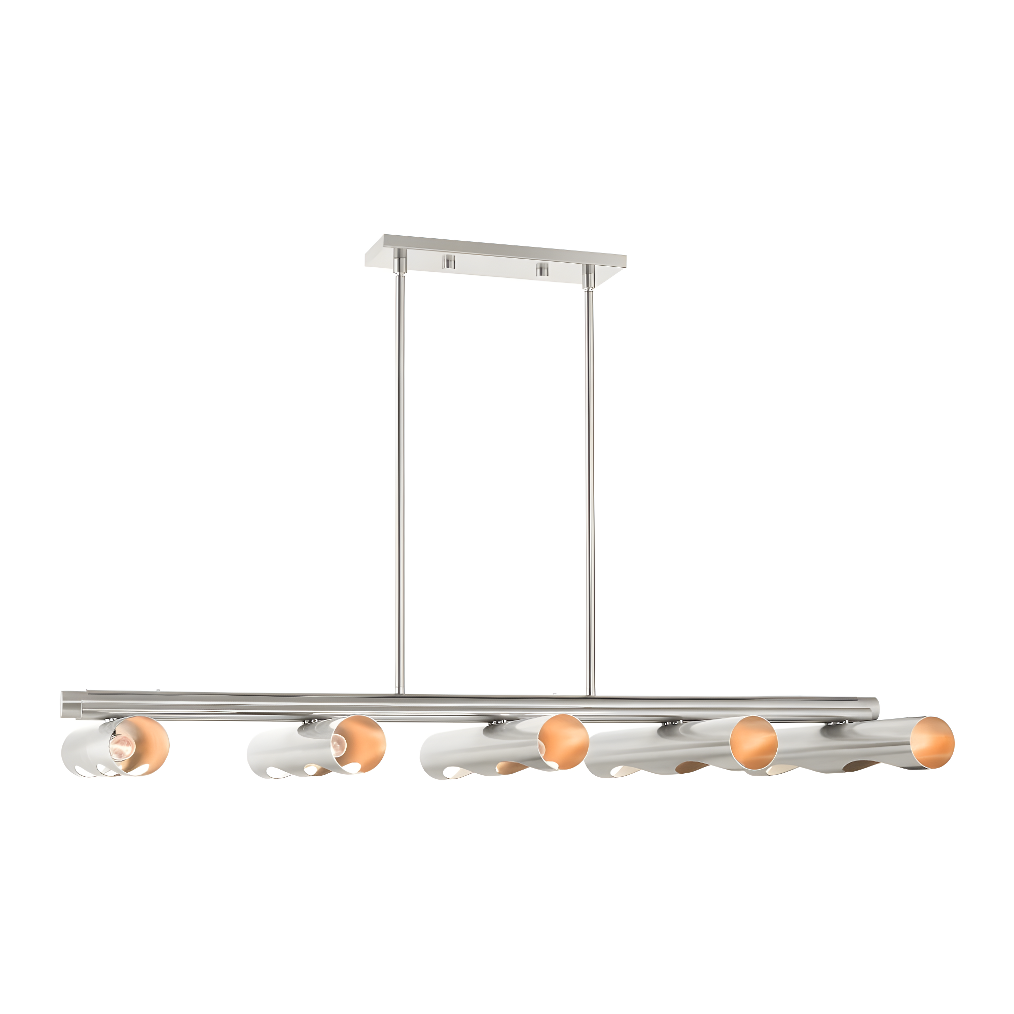 Livex Lighting Novato 10 - Light Chandelier in  Brushed Nickel