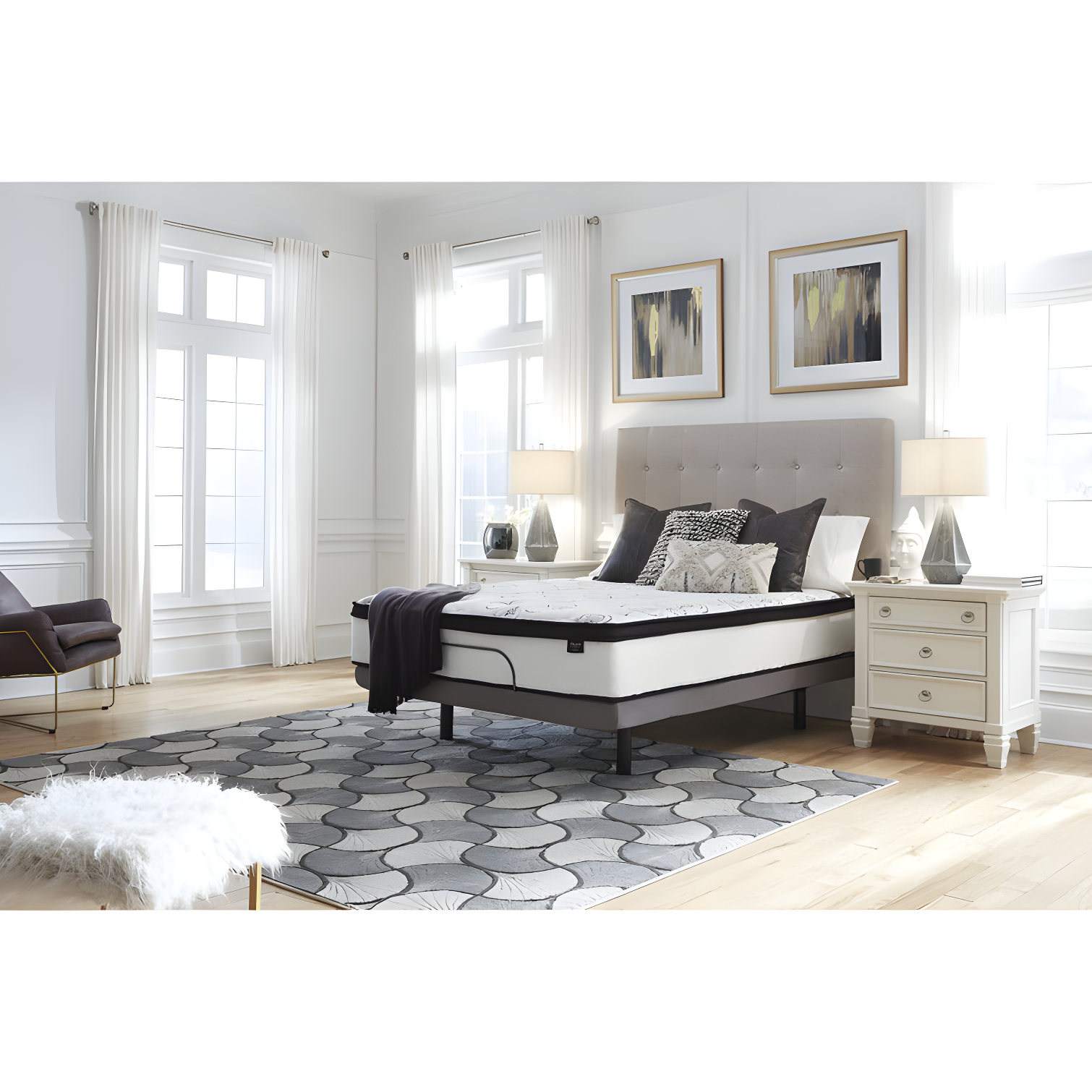 Chime 12" Ultra Plush Hybrid Mattress
