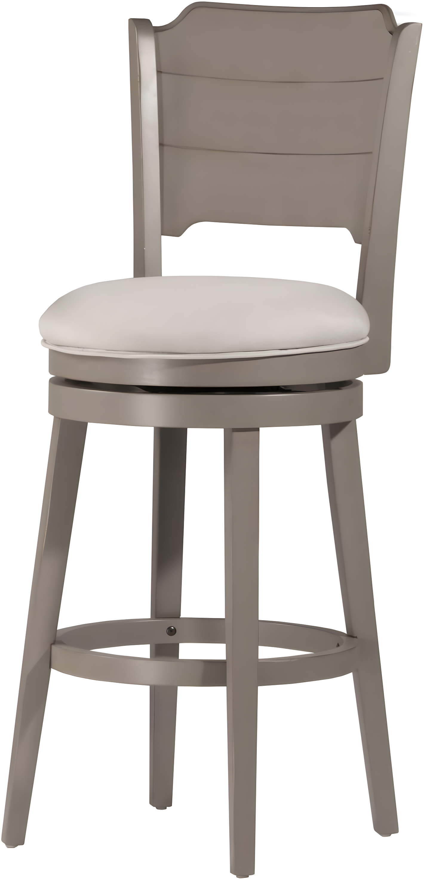Hillsdale Furniture Clarion Wood Counter Height Swivel Stool, Distressed Gray