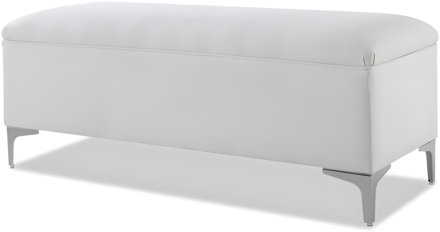 Madelyn Storage Bench Bright White