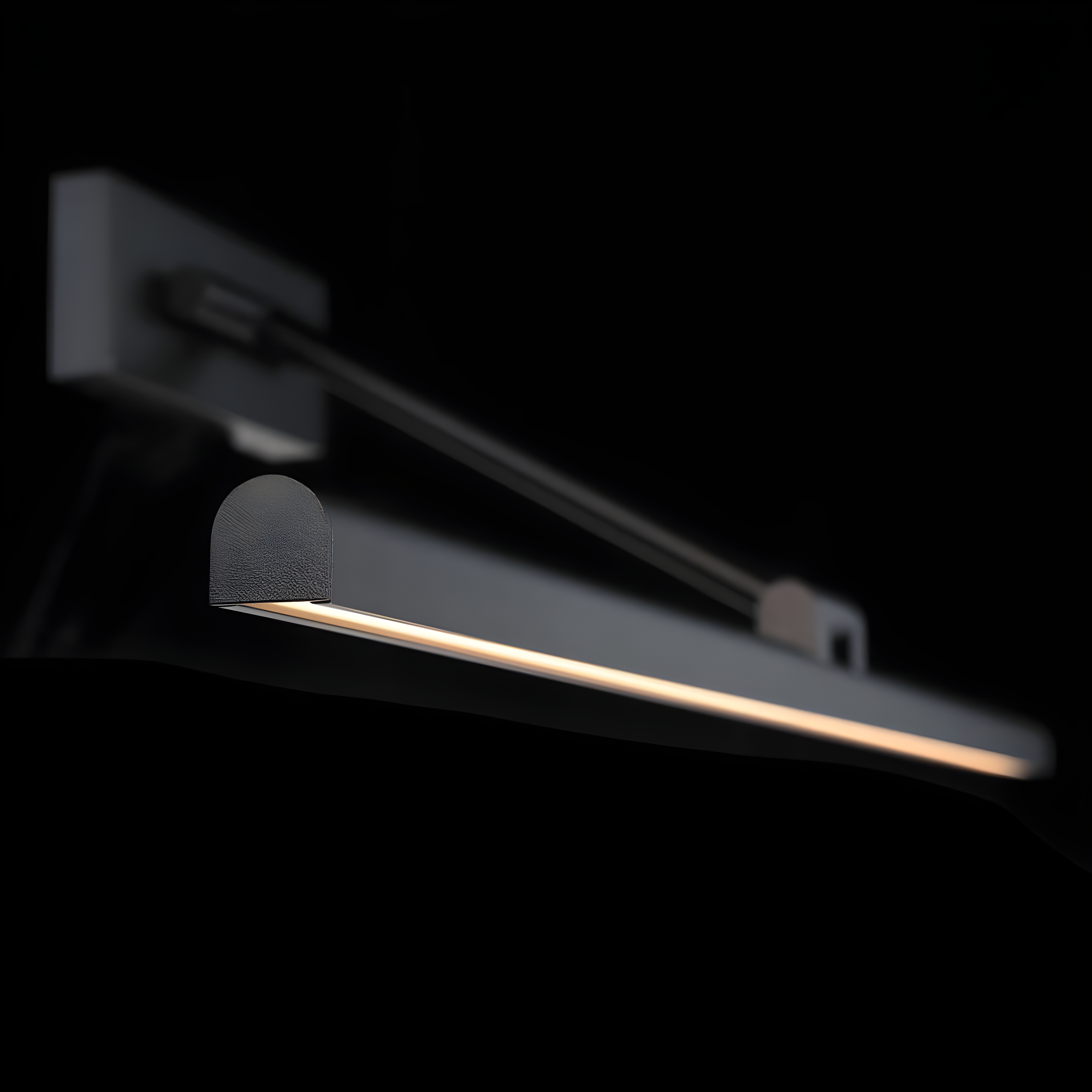 WAC Lighting Reed 33" LED Adjustable Aluminum Picture Light in Black