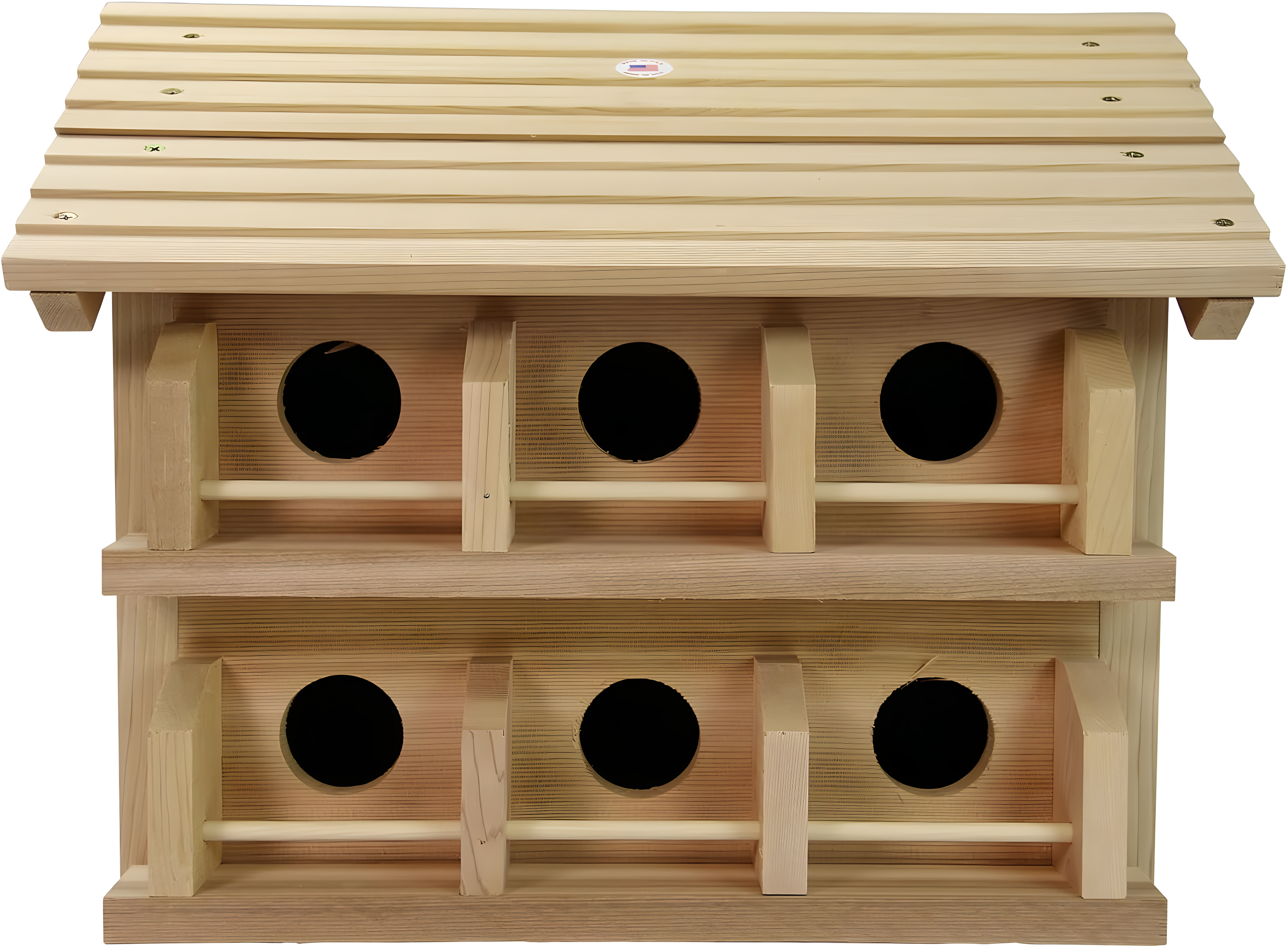 Heath Outdoor Products 12 Room Deluxe Redwood House With Rails