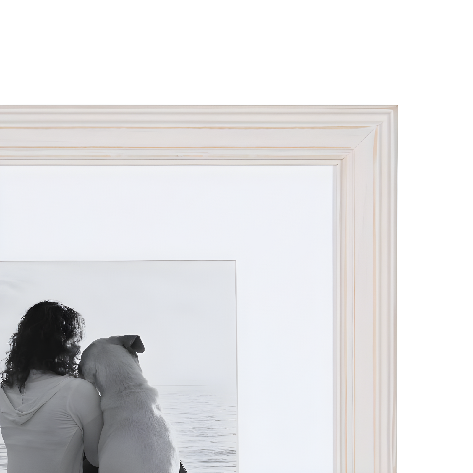 10pc Bordeaux Frame Box Set Matte White - Kate & Laurel All Things Decor: Wall Display, Modern Decor Style