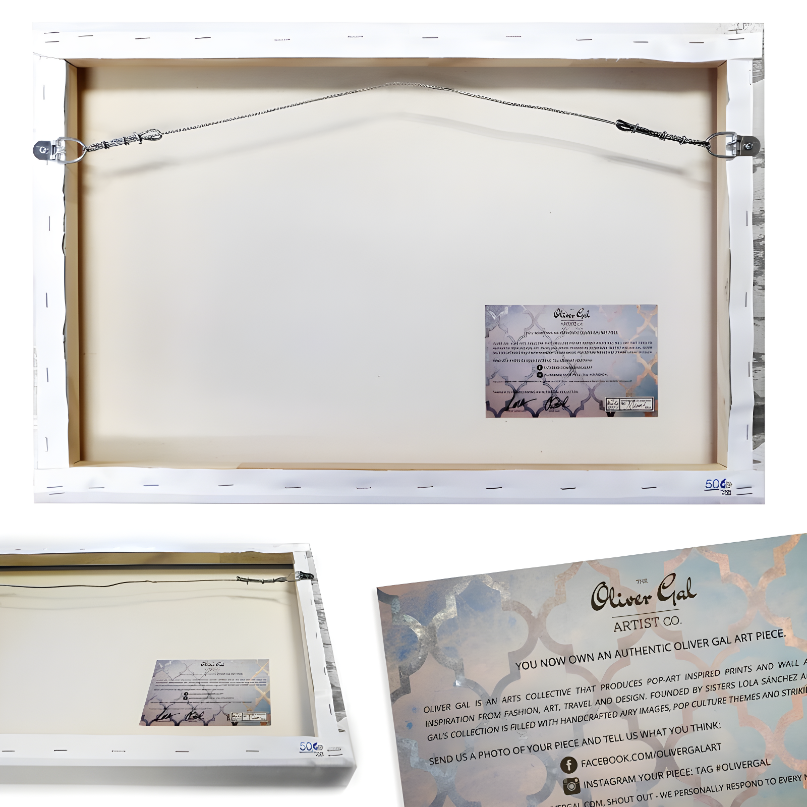 Diamond Breakfast Shopping - Graphic Art on Canvas